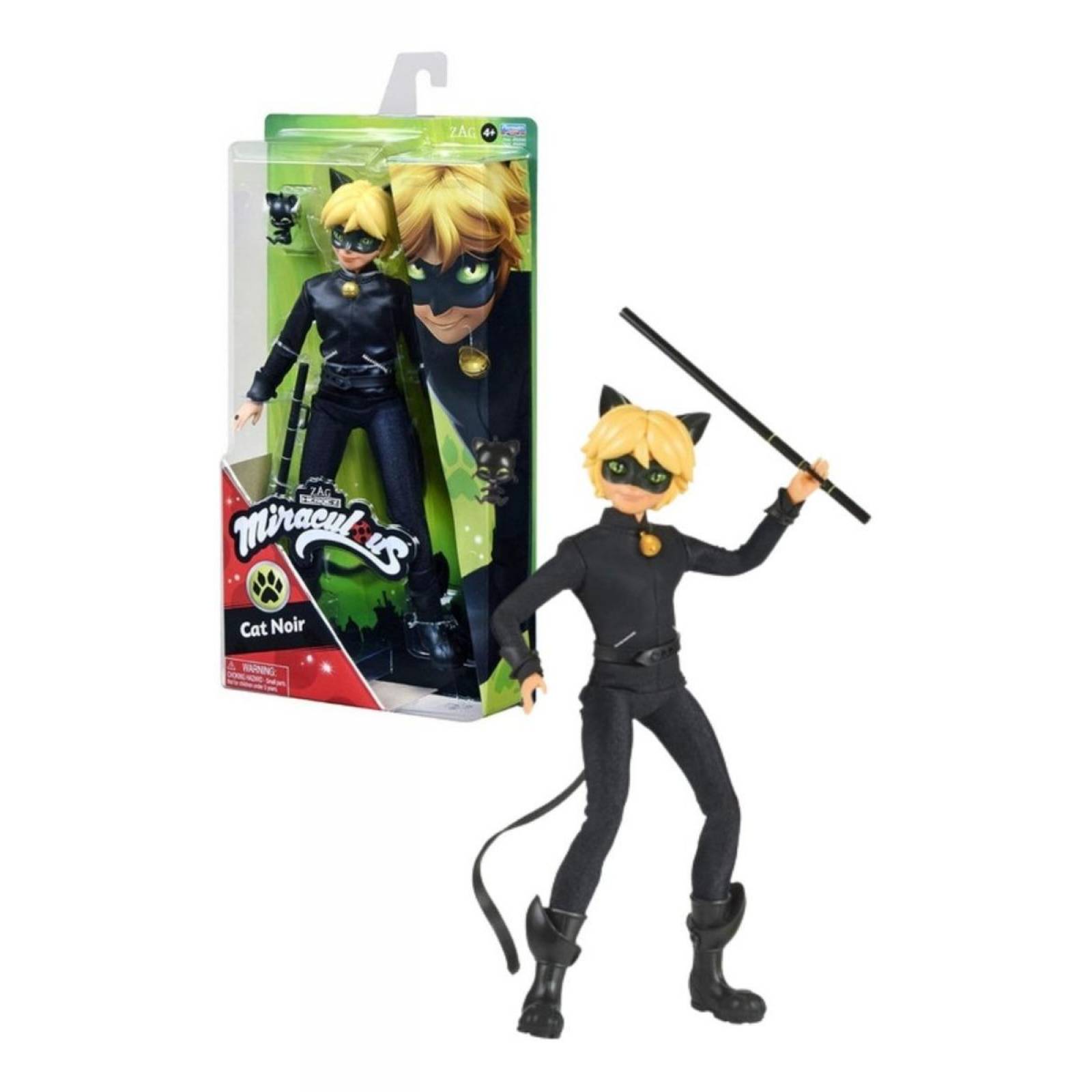 Miraculous Cat Noir Fashion Doll Figura Articulada 27 Cm 