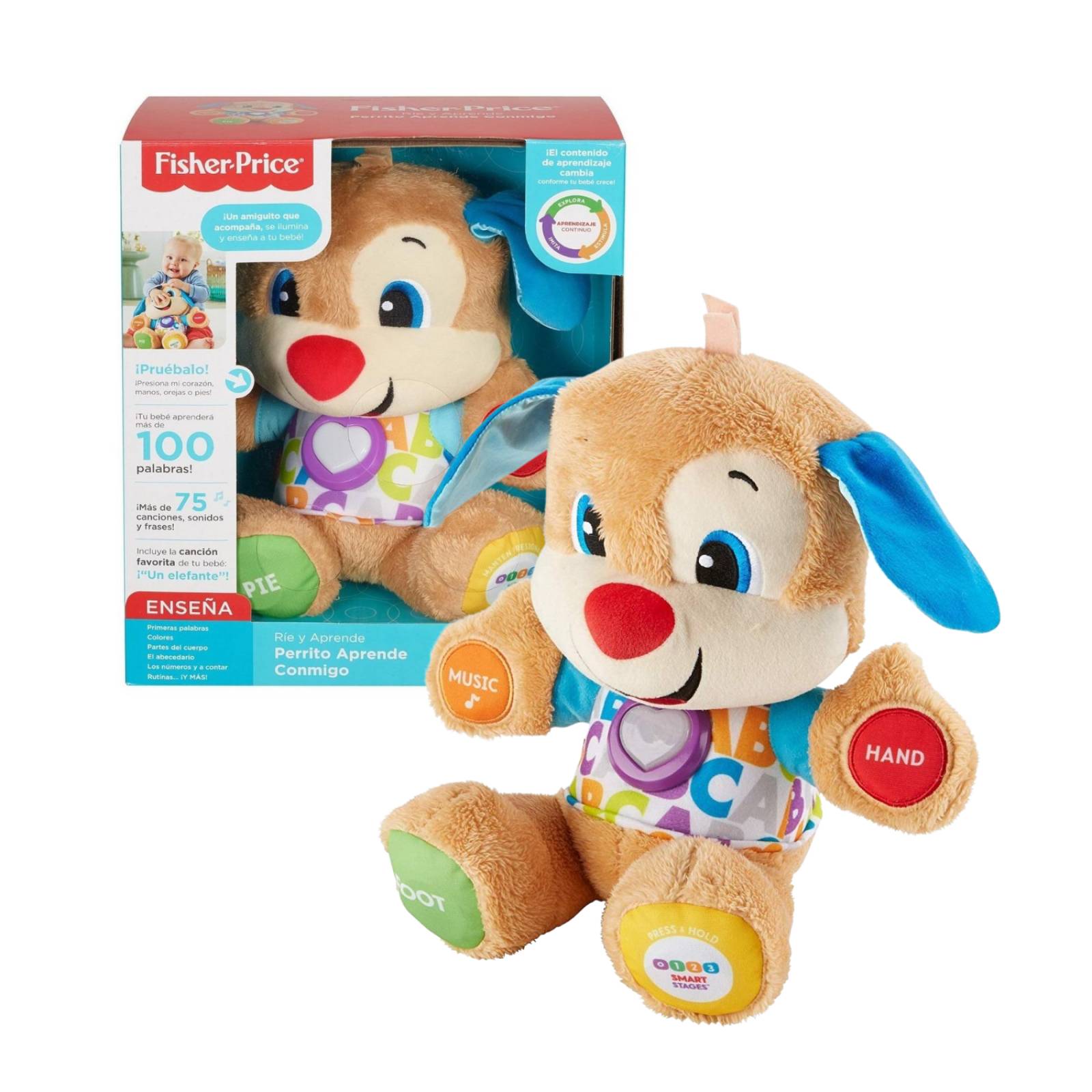 Perrito Aprende Conmigo Rie Y Aprende Fisher Price 