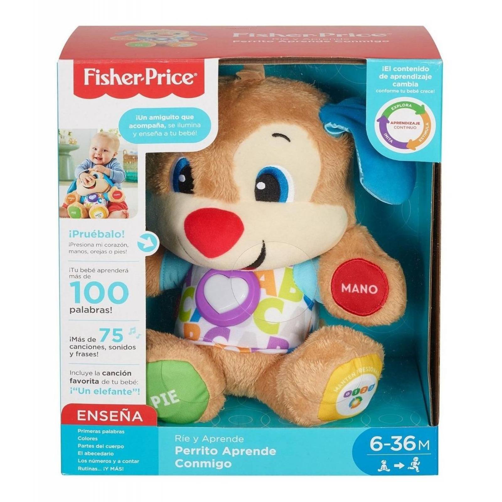 Perrito Aprende Conmigo Rie Y Aprende Fisher Price 