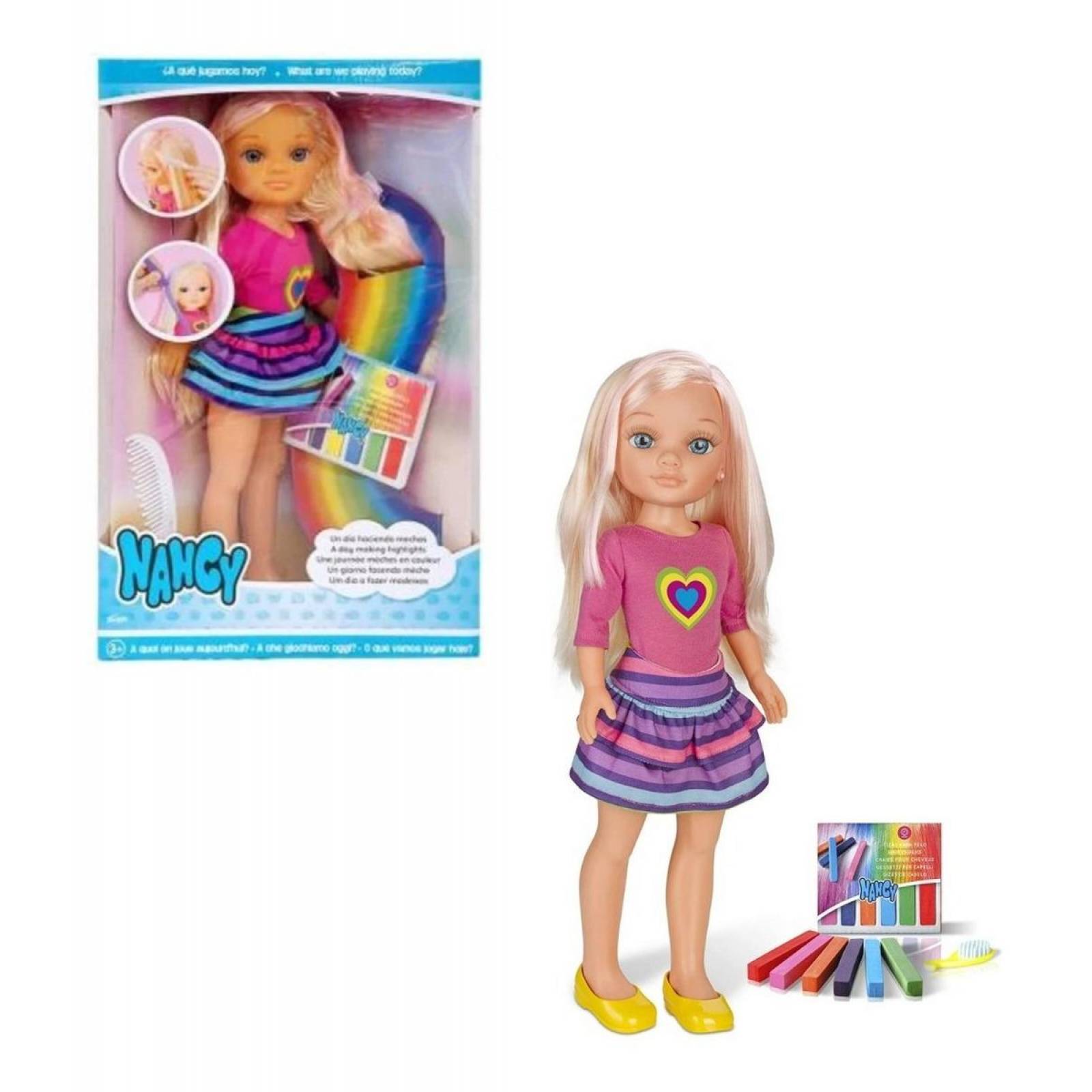 Muñeca Nancy Un Día Pintando Arcoiris 