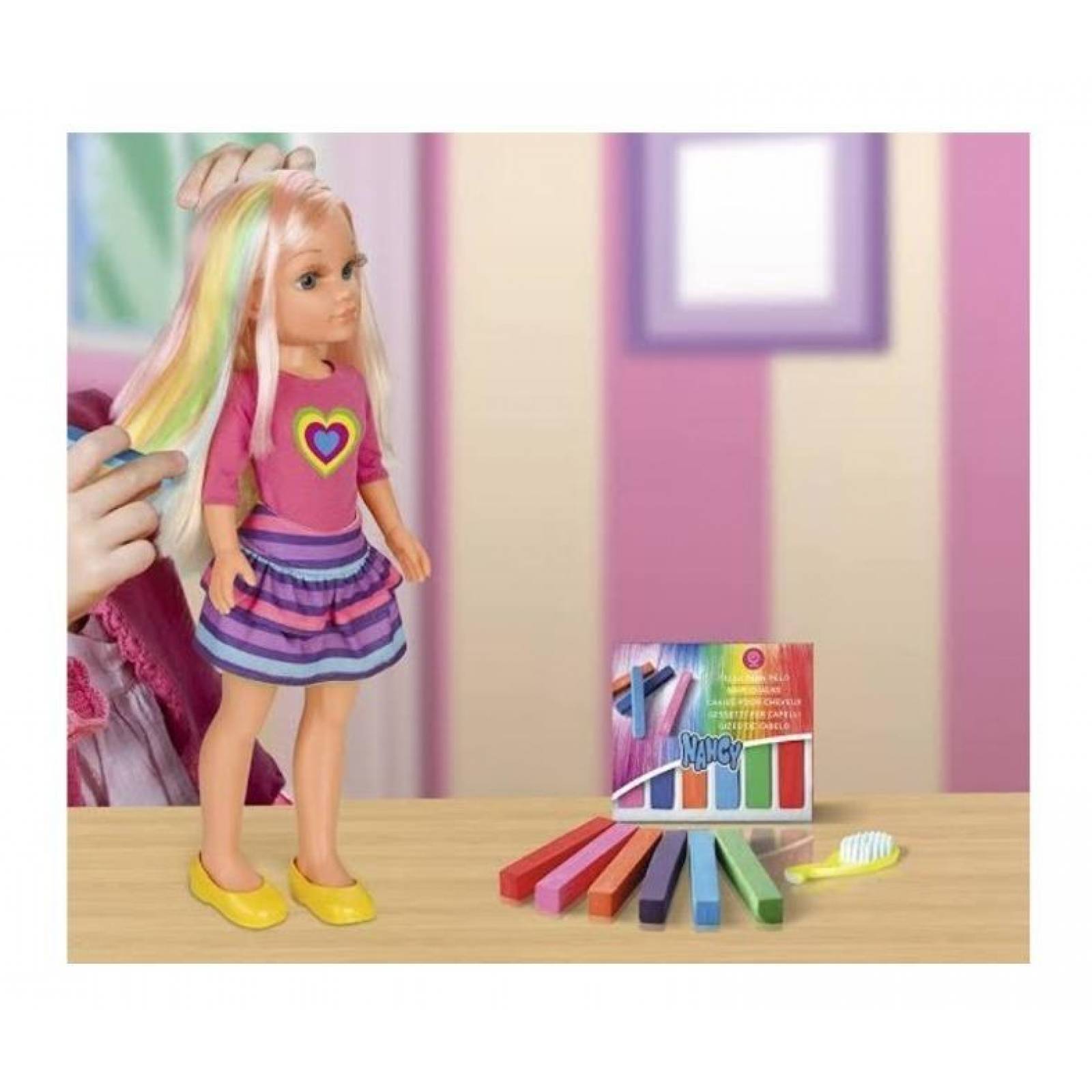 Muñeca Nancy Un Día Pintando Arcoiris 