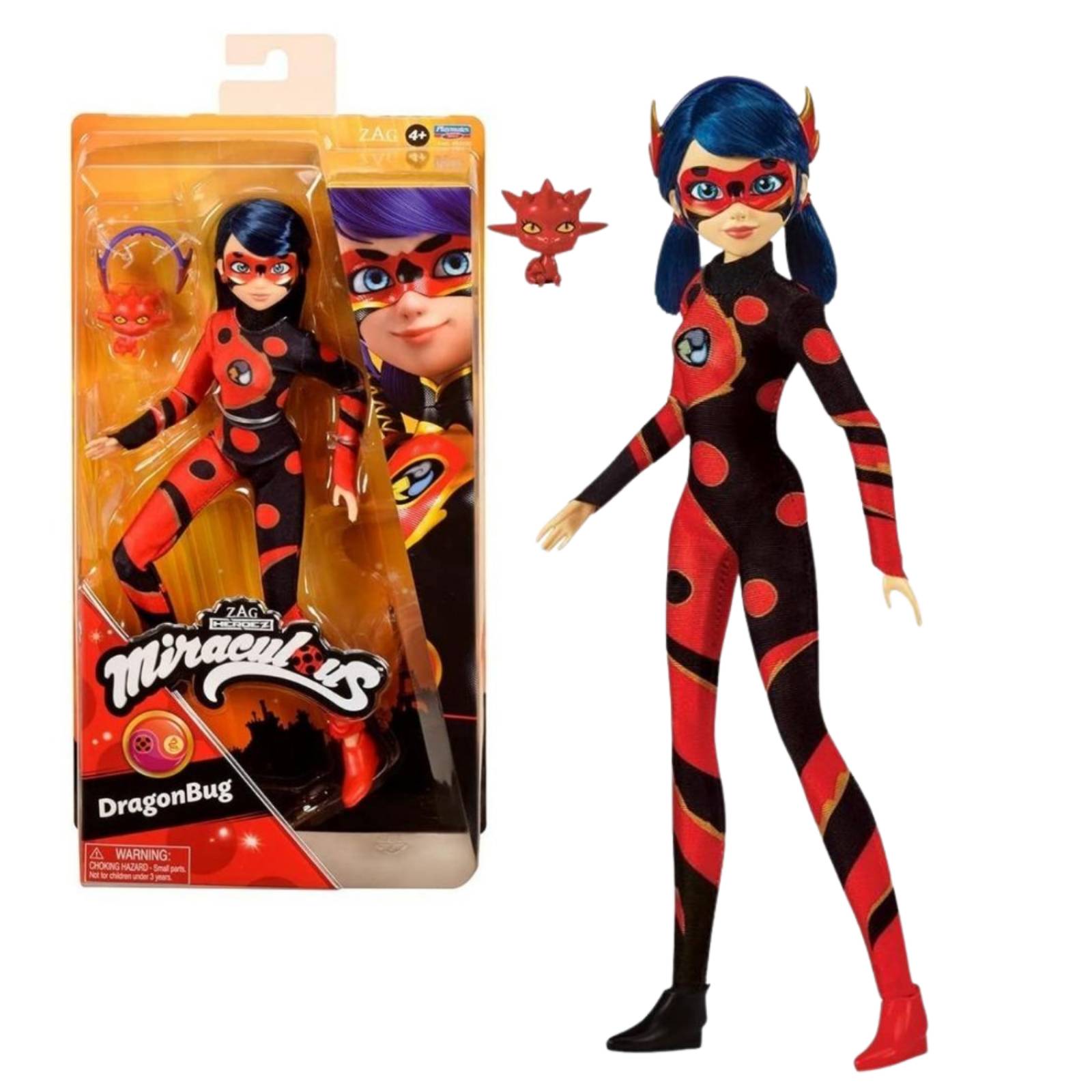 Miraculous Dragonbug Fashion Doll Figura Articulada 27 Cm 