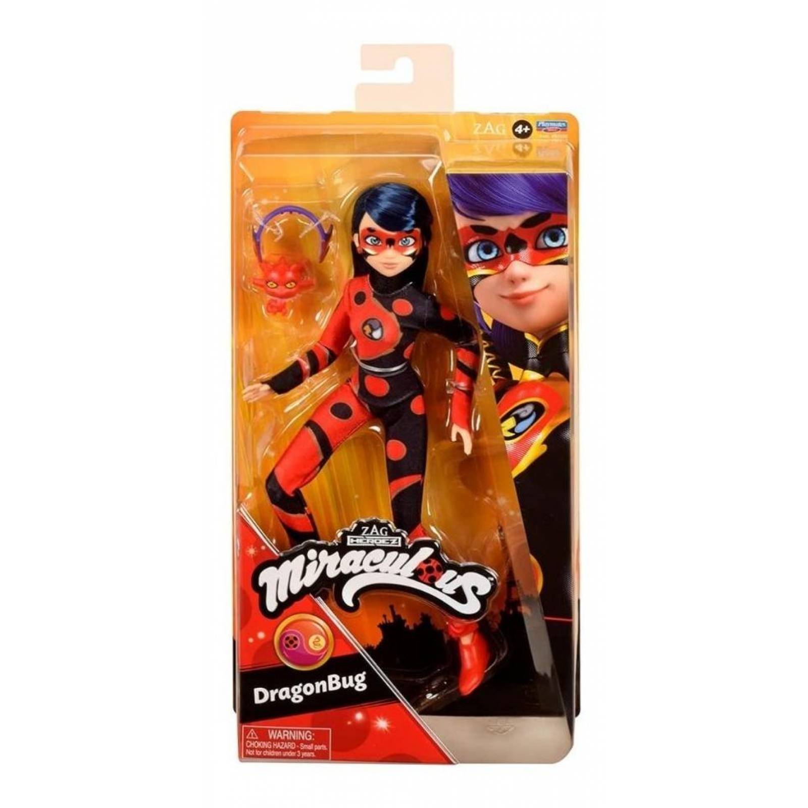 Miraculous Dragonbug Fashion Doll Figura Articulada 27 Cm 