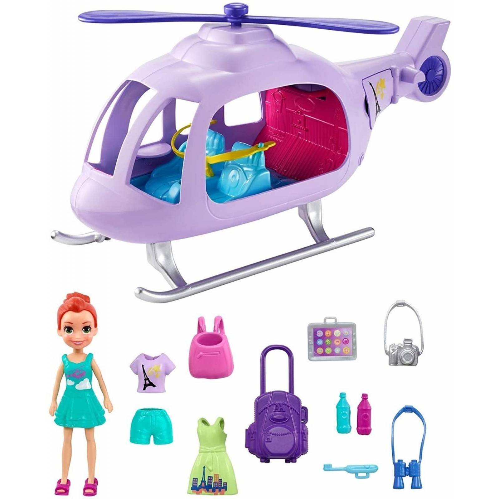 Polly Pocket Helicoptero De Vacaciones Mattel 