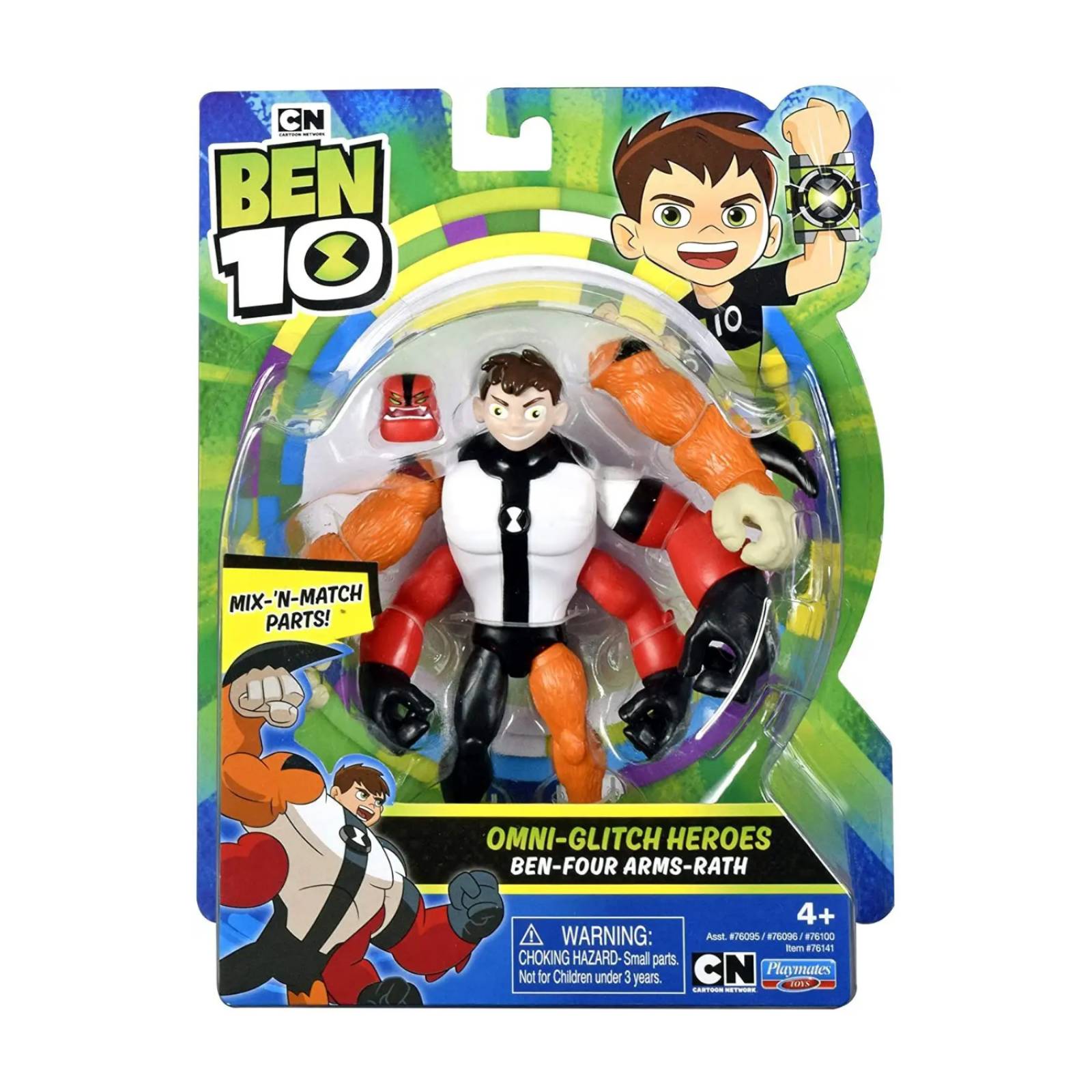 Spin Master Ben 10 Ben-Cuatrobrazos y Rath 