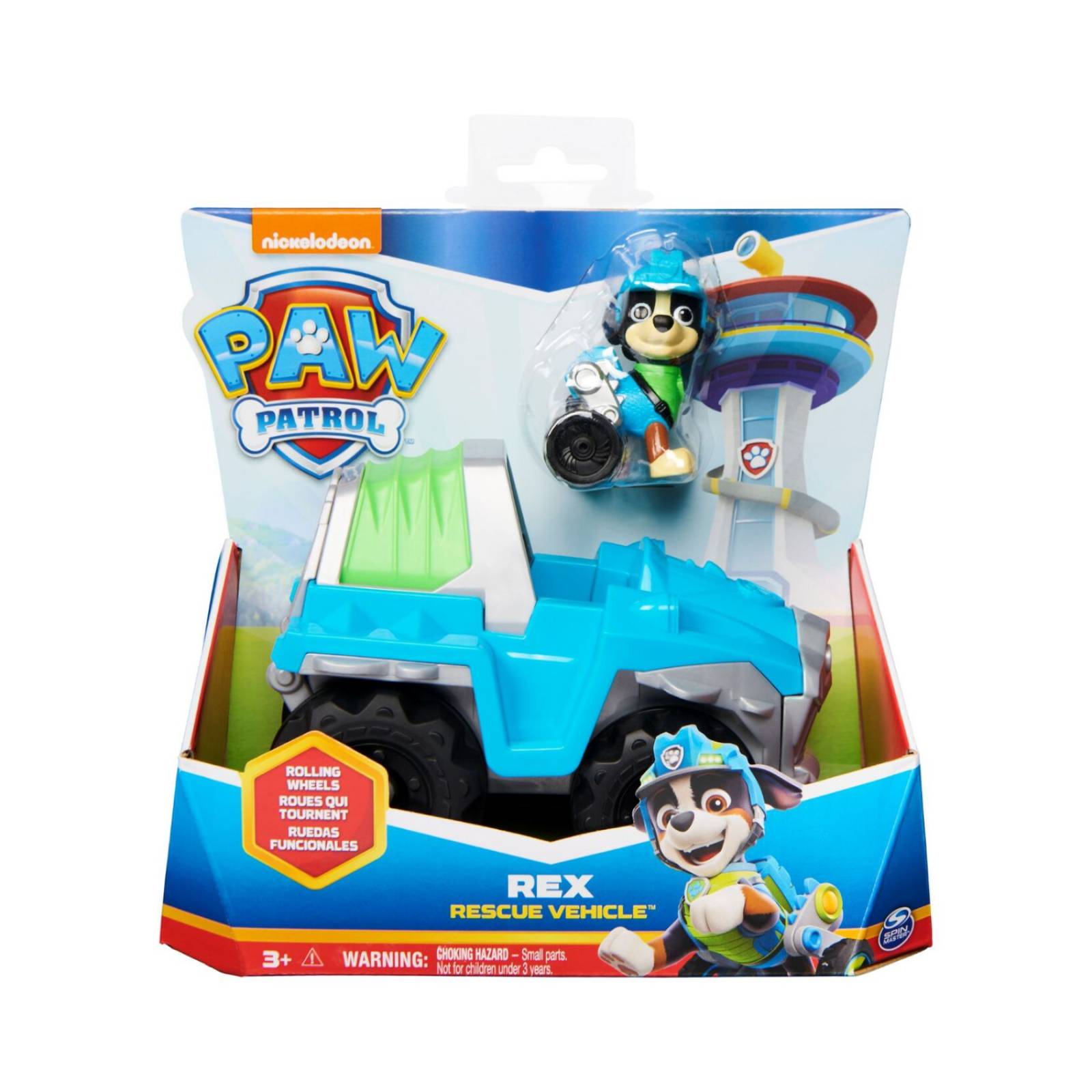 Paw Patrol Vehículo de Rescate de Rex 