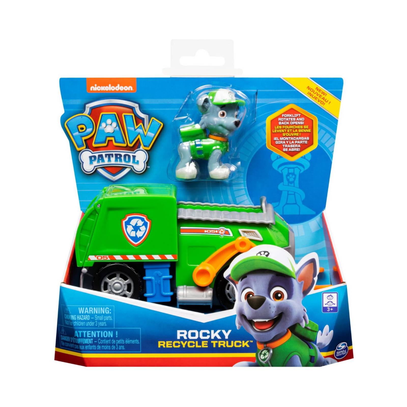 Paw Patrol Camión de Reciclaje de Rocky 