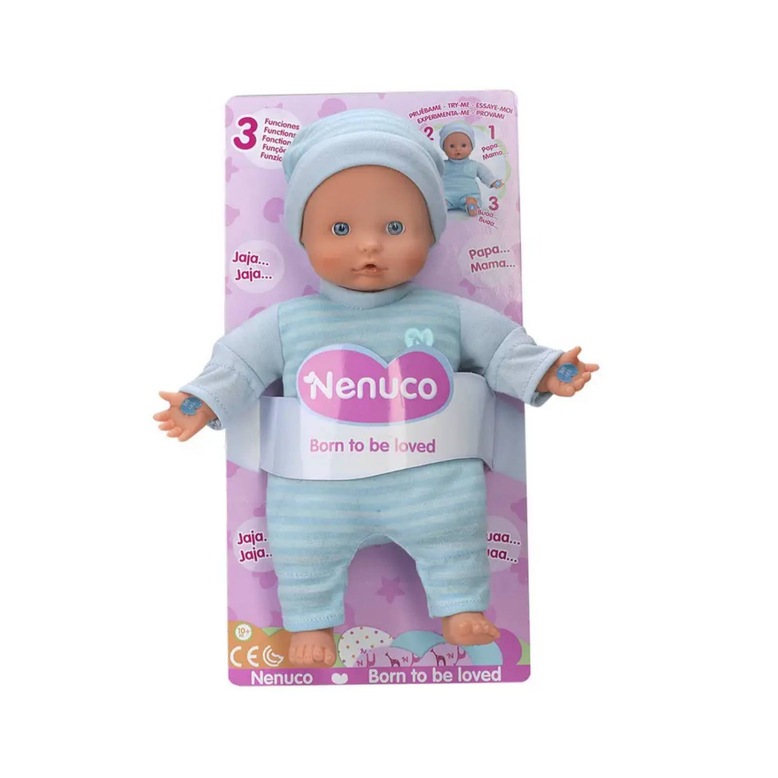 Famosa Nenuco 3 Funciones Azul 