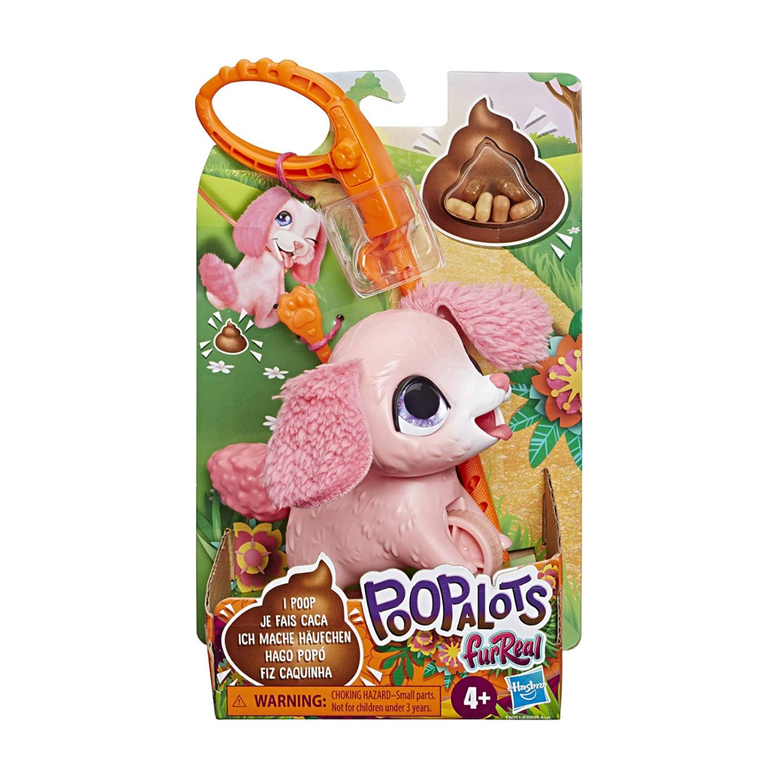 FurReal Poopalots Perrito Rosa Hago Popó