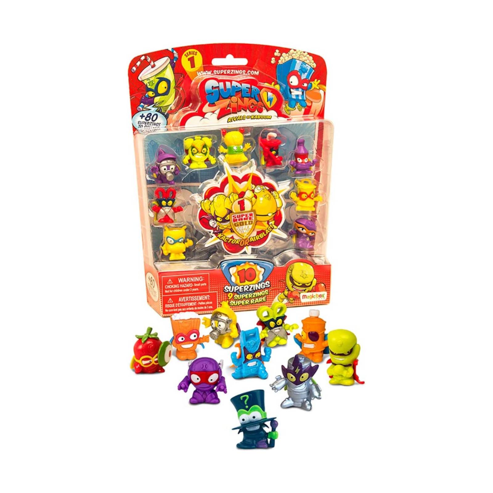 Super Zings 10 Pack Figuras de Acción 3 