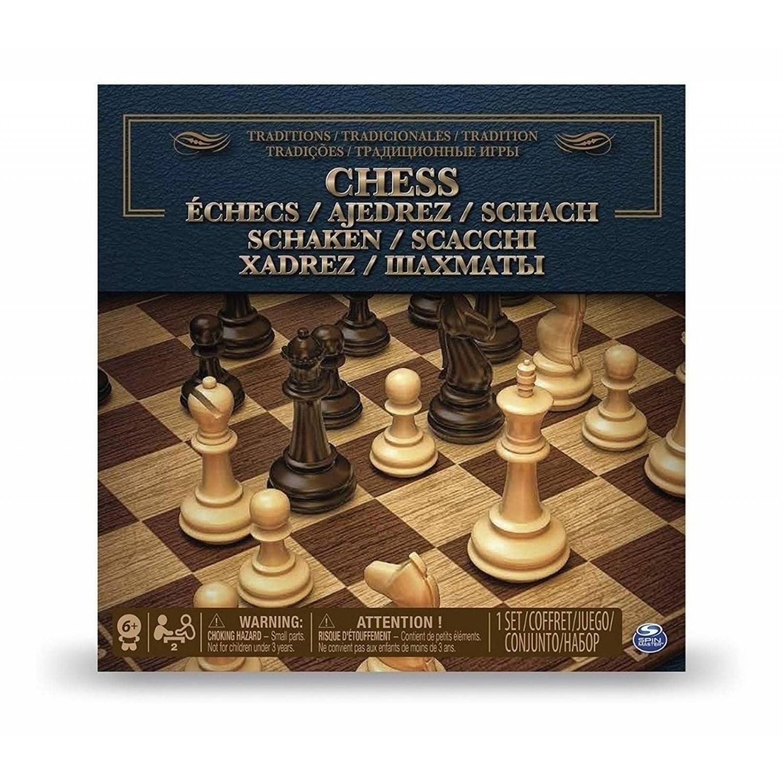 Ajedrez Clasico Spin Master Juego De Mesa 