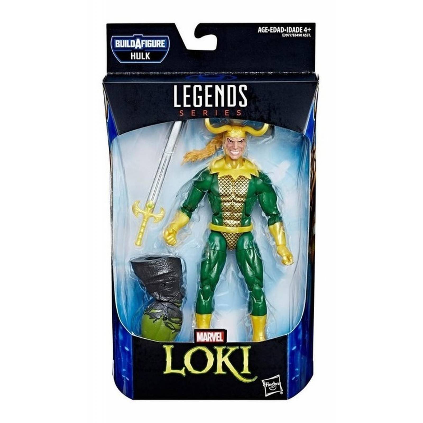 Hasbro Marvel Legends Series – Action Figure Loki Da 15 Cm Con Accessori E Pezzo Build-A-Figure (Hulk), Giocattolo Da Collezione Per Bambini Dai 6 Anni - 4