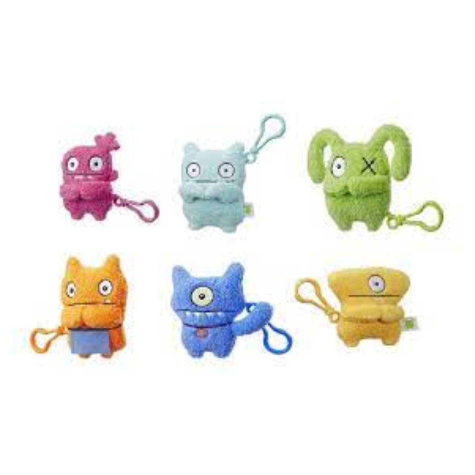 Ugly Dolls Peluches Con Clip Set 4 Piezas 