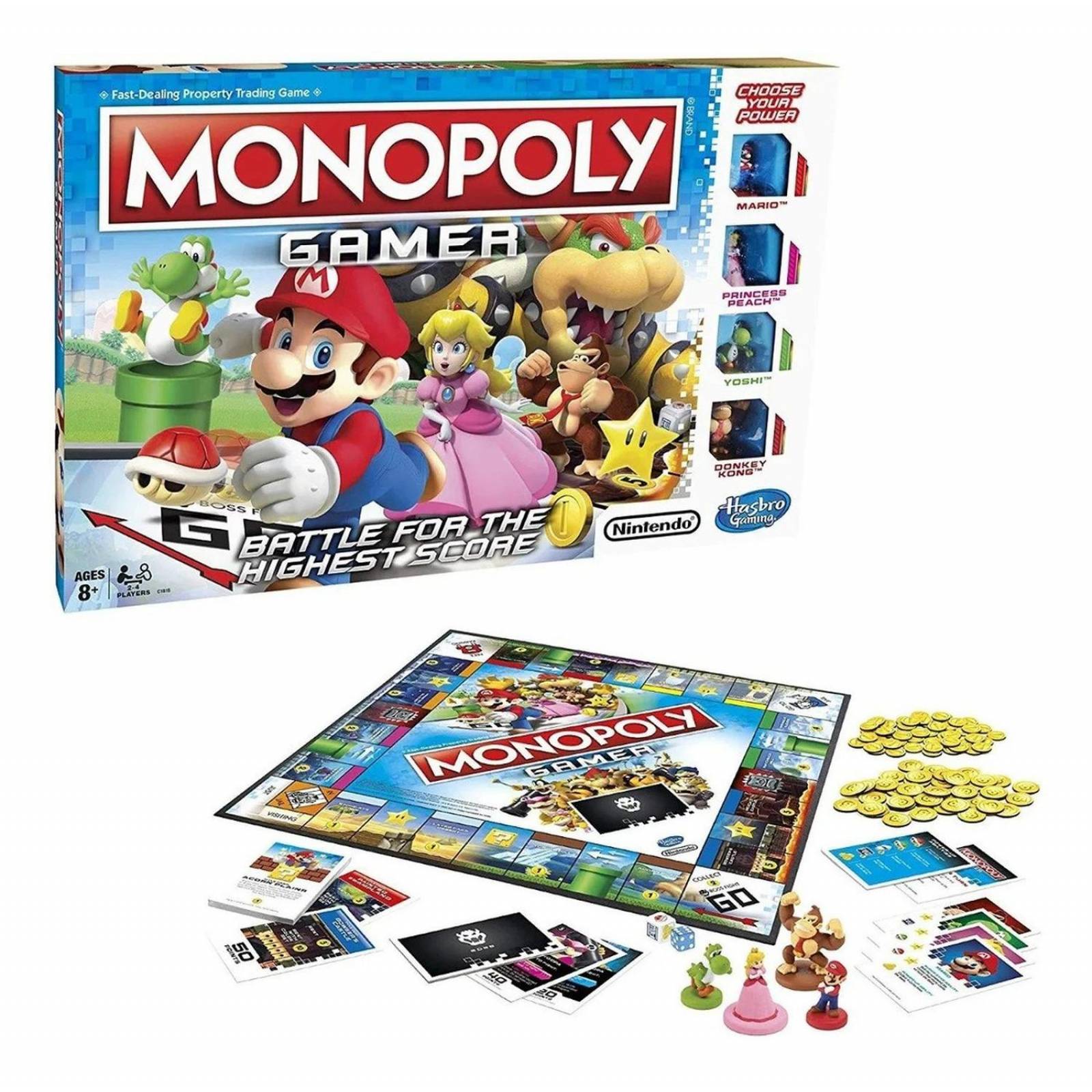 Juego De Mesa Monopoly Gamer Hasbro 