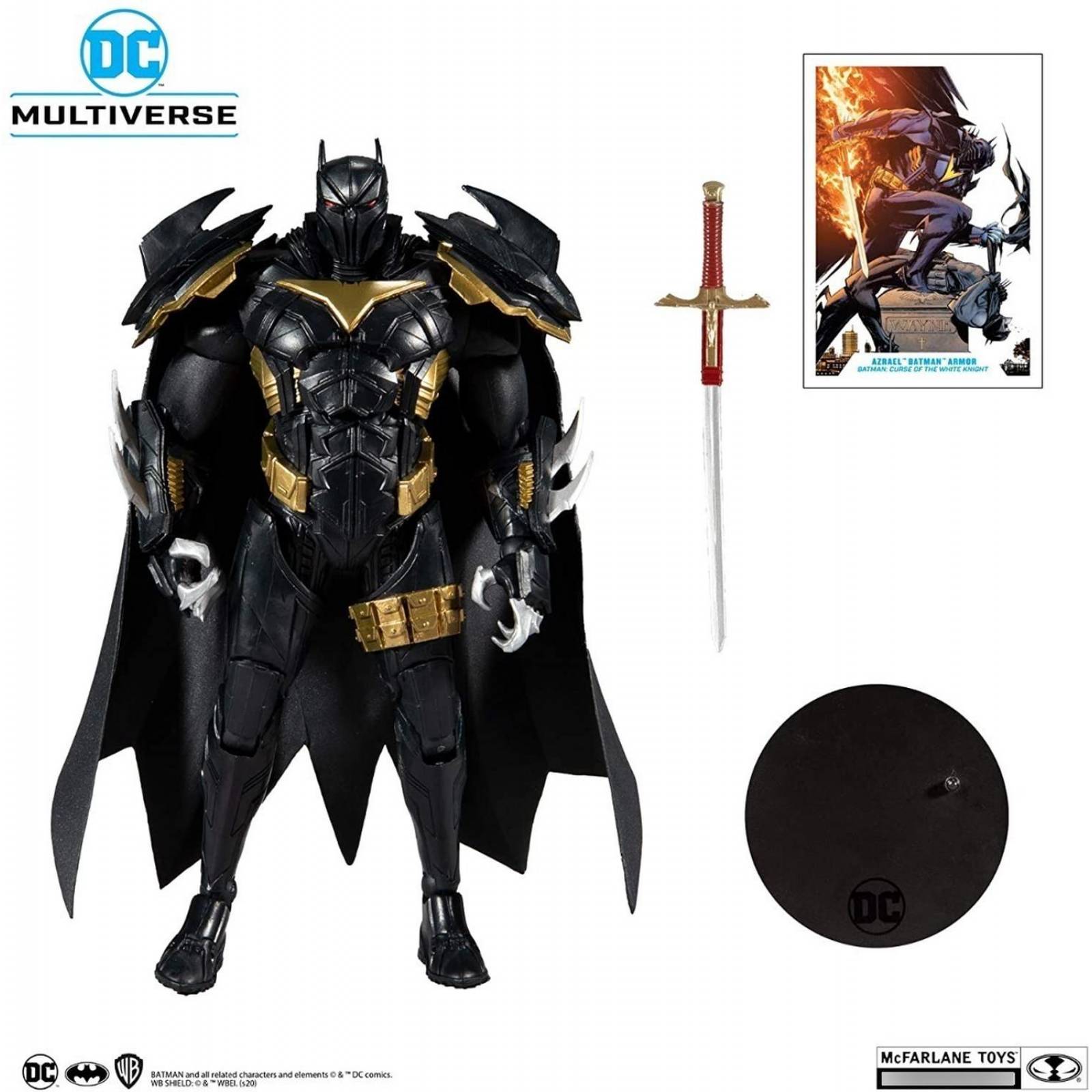 The Azrael Batman Armor Dc Multiverse Mcfarlane 