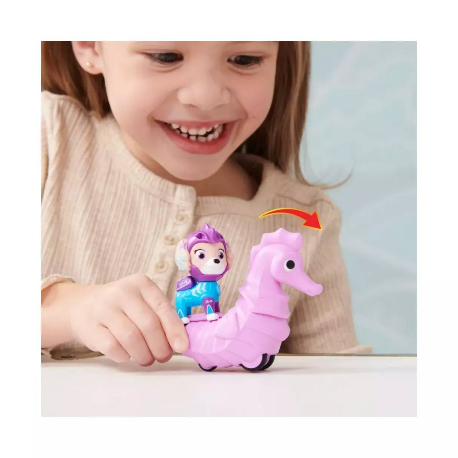 Paw Patrol Aqua Pups Coral y Caballo de Mar 