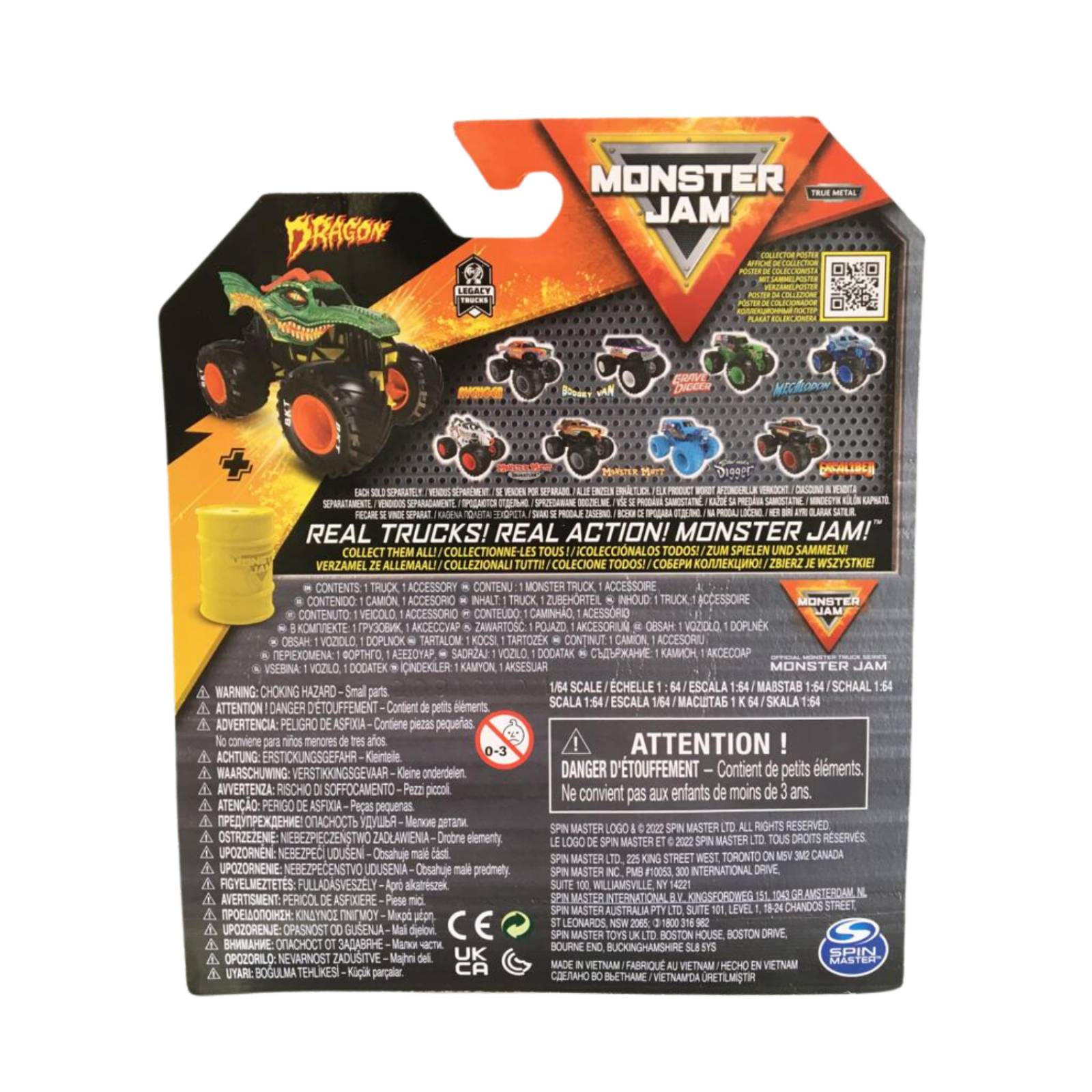 Monster Jam Dragon 1:64 