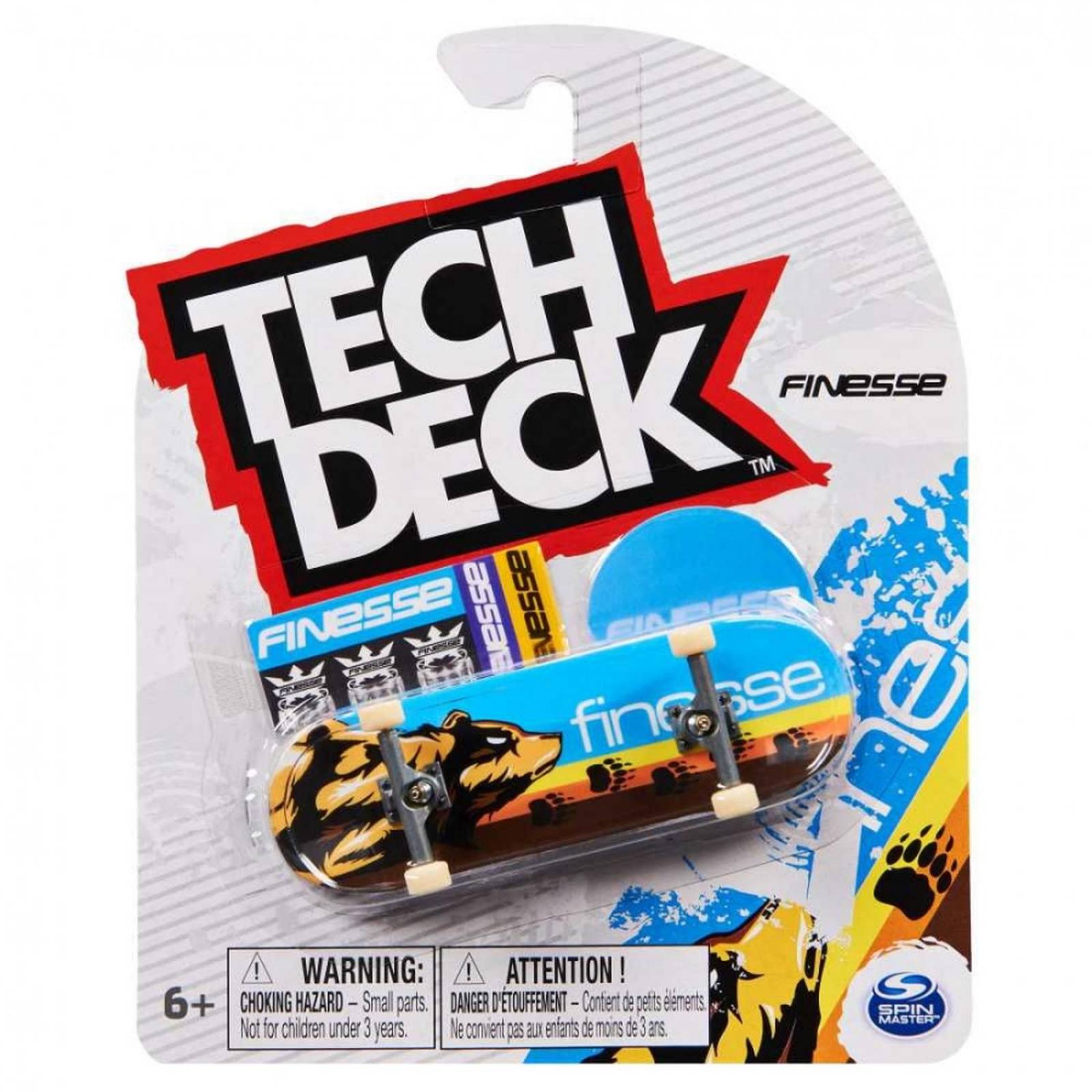 Tech Deck Patineta Finesse Oso Para Dedo 