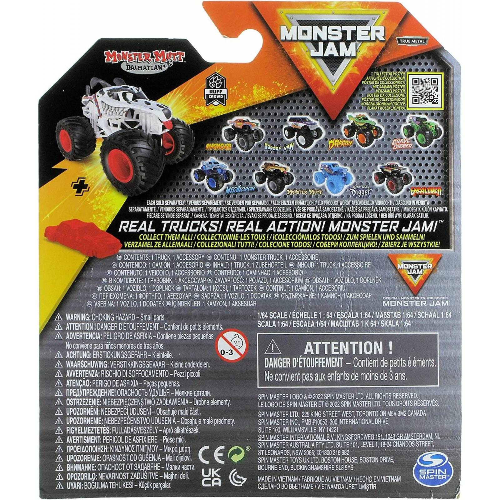 Monster Jam Monster Mutt Dalmata 1:64 