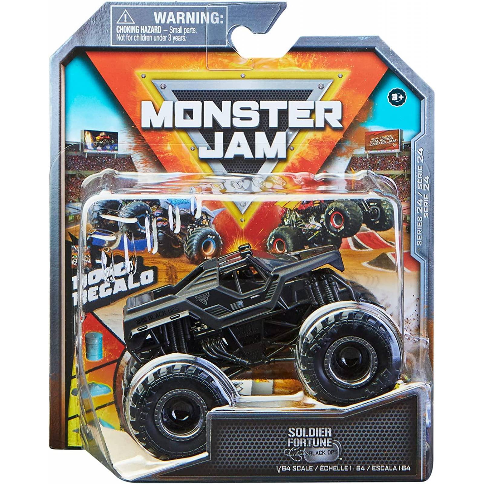 Monster Jam Soldier Fortune Black Ops 1:64 