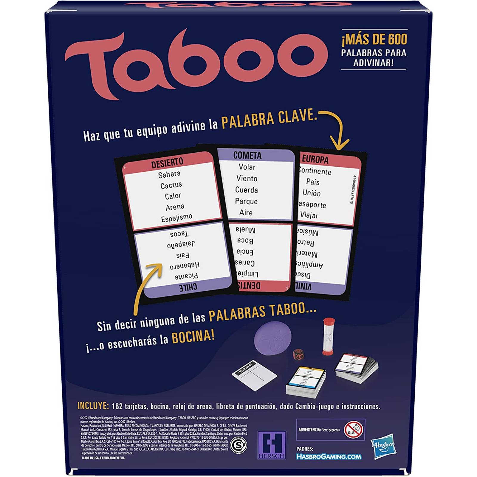 Taboo Juego de Mesa Hasbro Gaming 