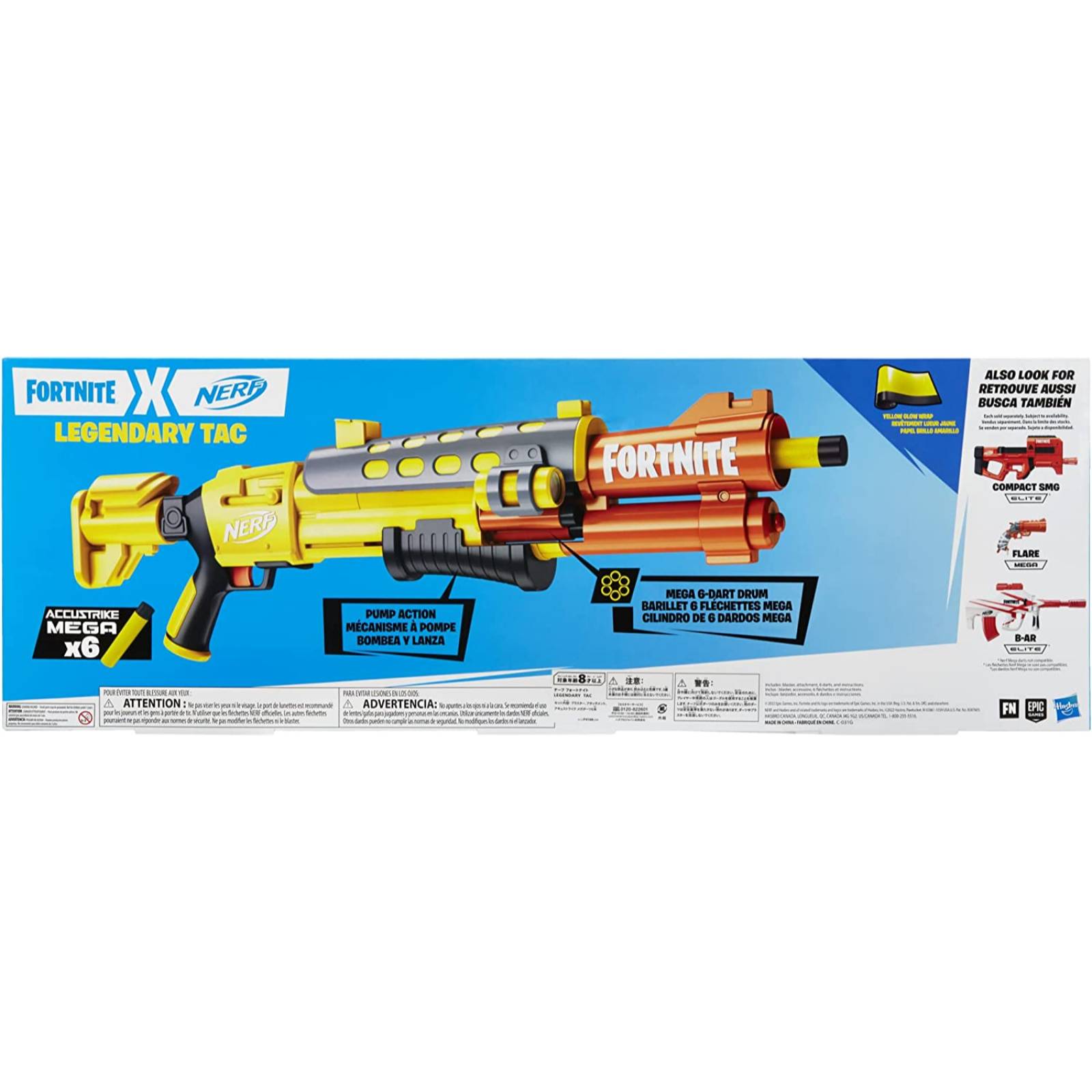 Nerf Fortnite Legendary TAC Hasbro 