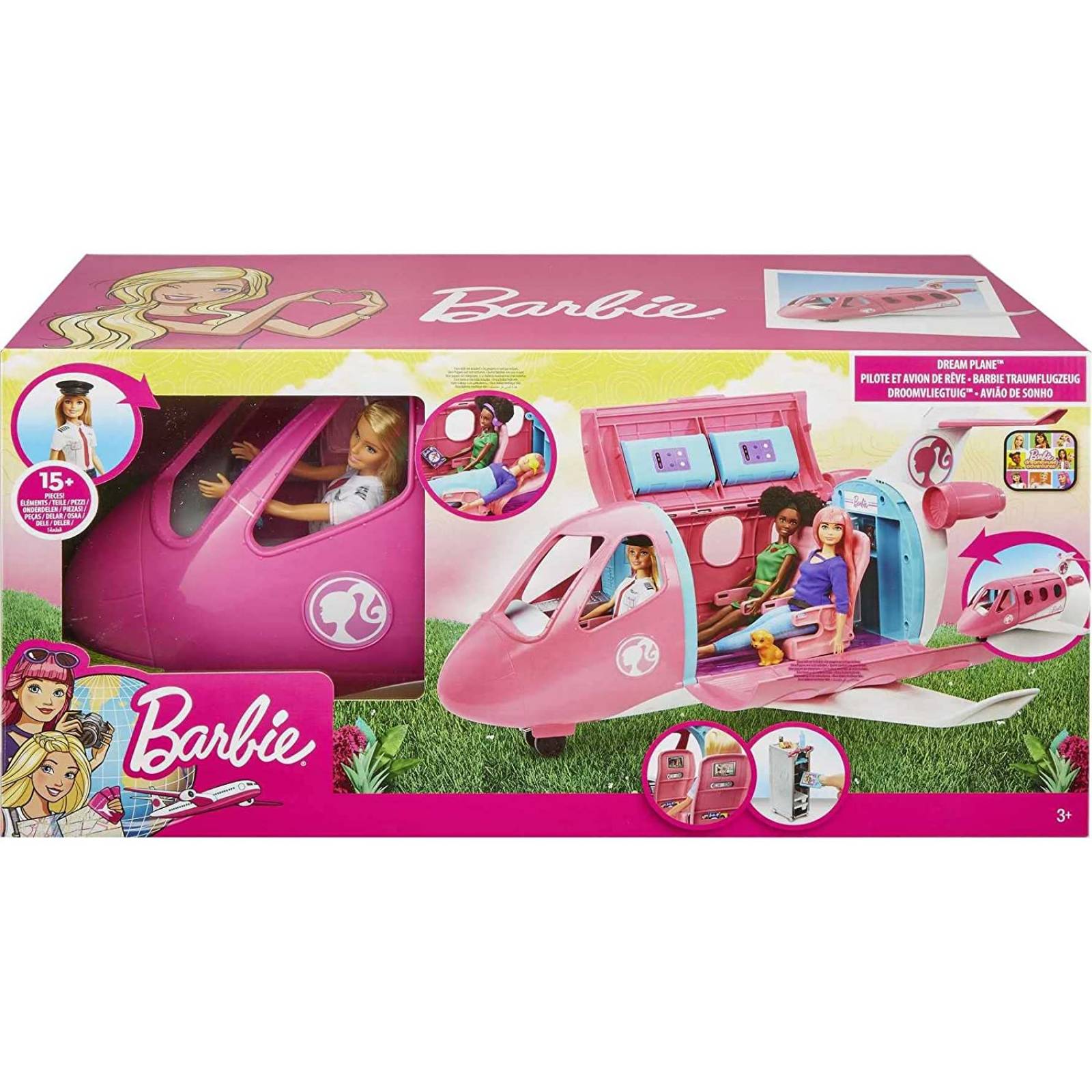 Barbie Avión Explora y Descubre Jet de Aventuras 