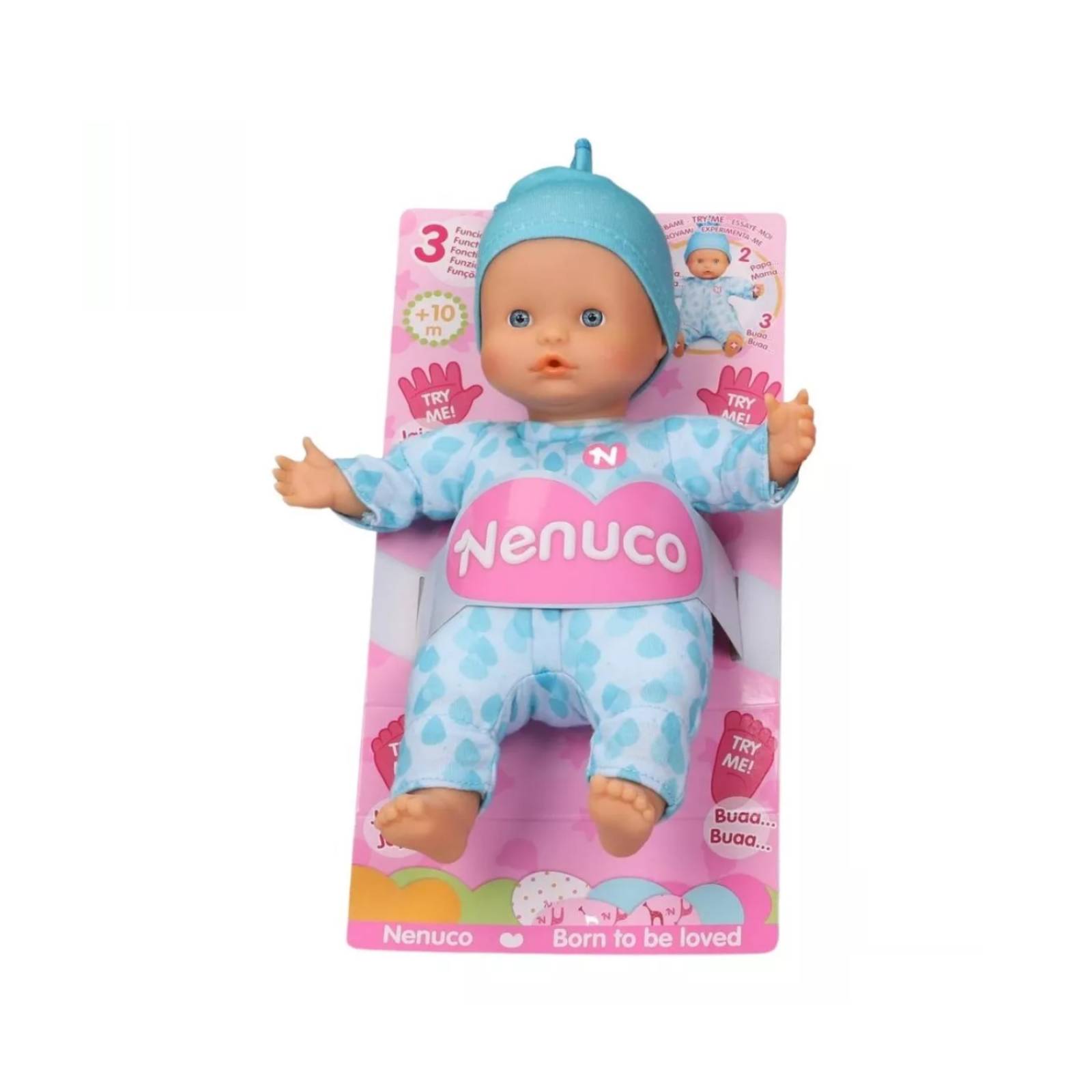 Famosa Nenuco 3 Funciones Gotas Azules 