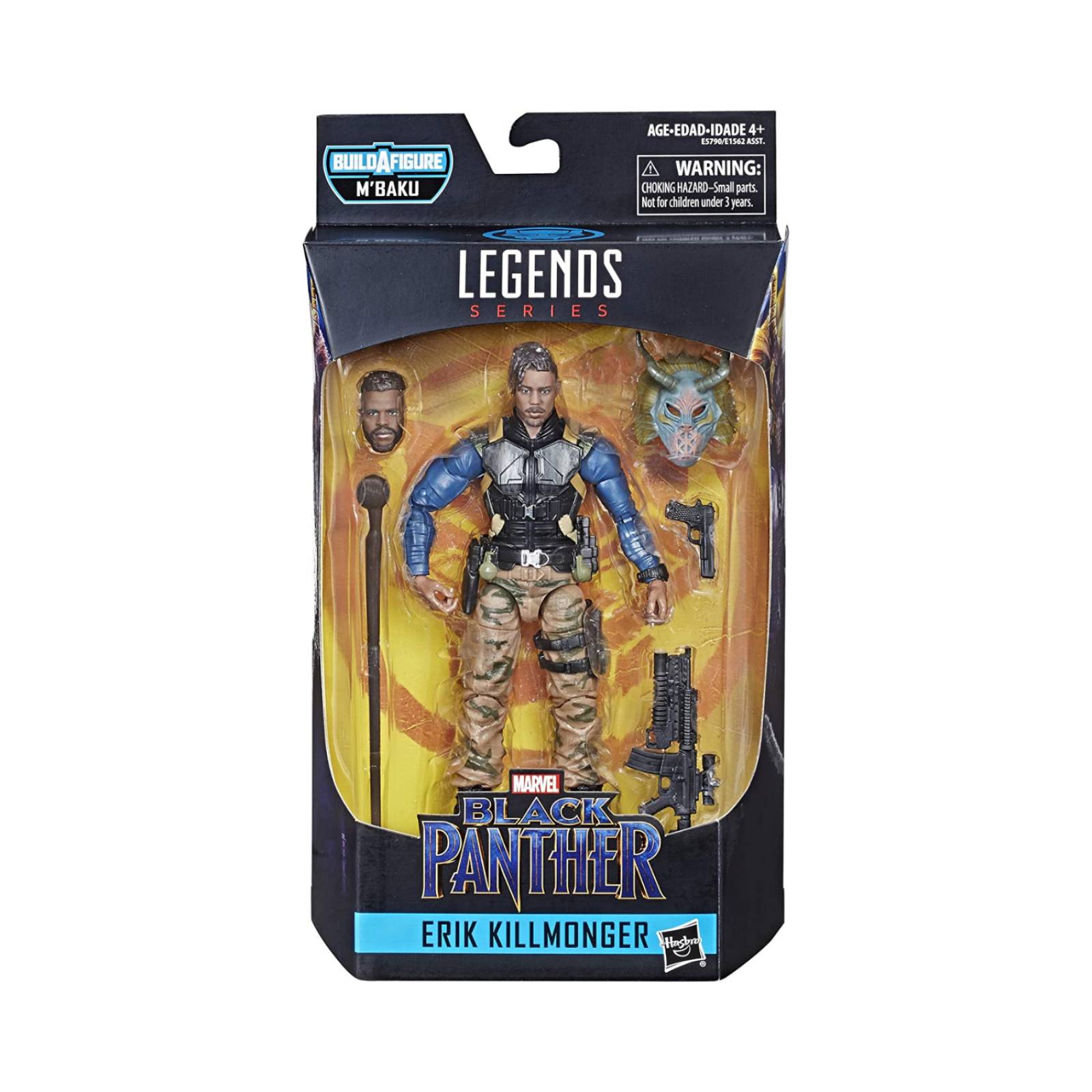 Marvel Legends Series Erik Killmonger Black Panther 6 Pulgadas 