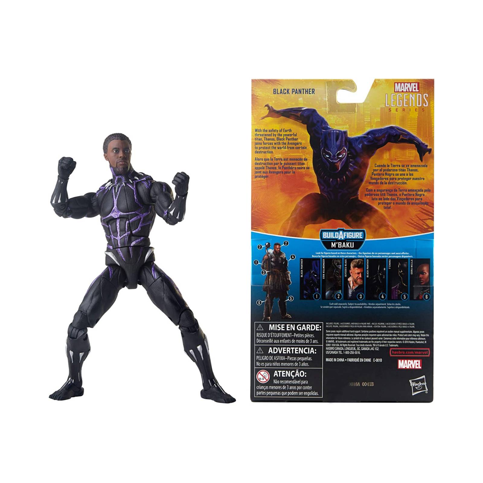 Marvel Legends Series Avengers Infinity War Pantera Negra