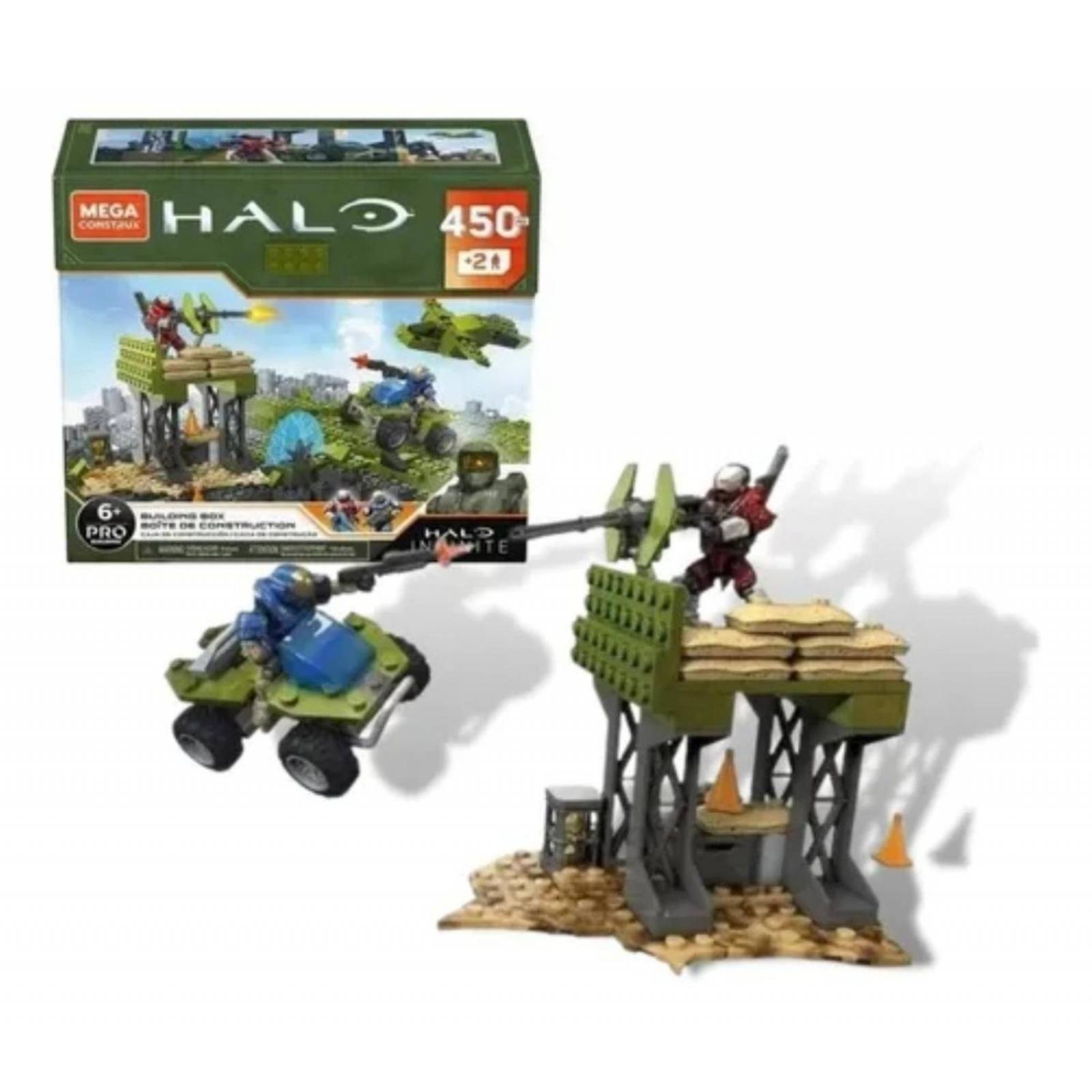 Mega Construx Halo Infinite 450 Bloques Caja De Construcción 