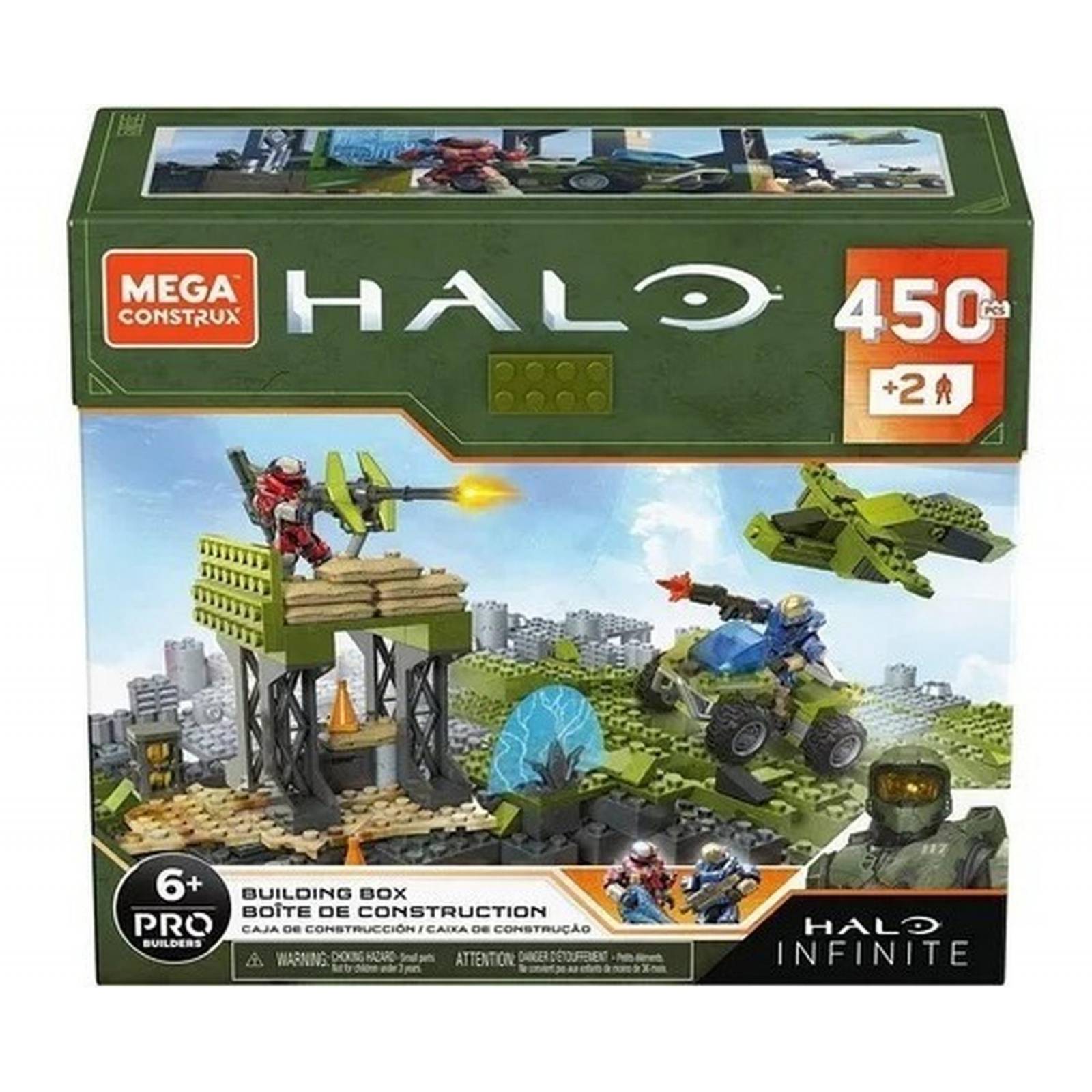 Mega Construx Halo Infinite 450 Bloques Caja De Construcción 