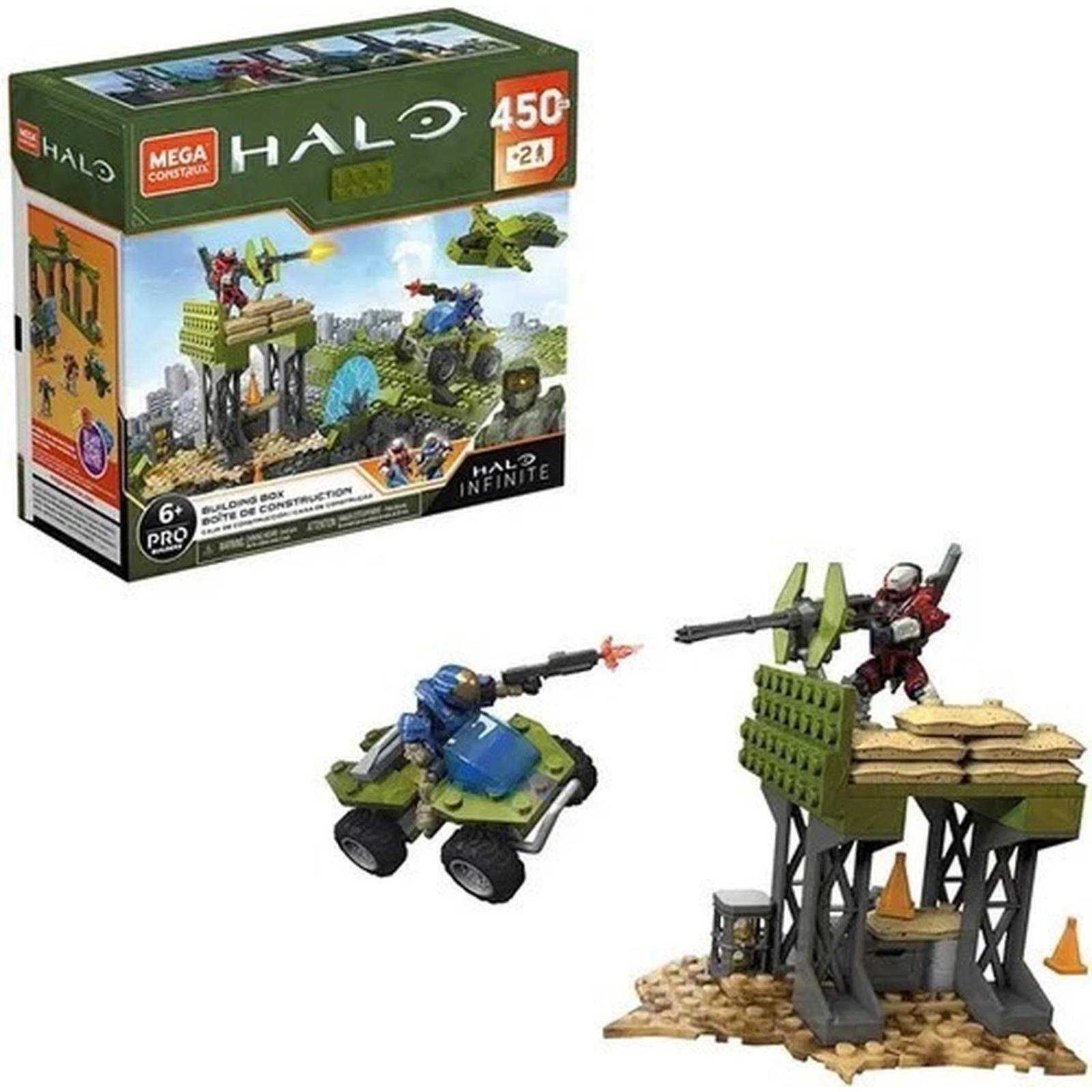 Mega Construx Halo Infinite 450 Bloques Caja De Construcción 