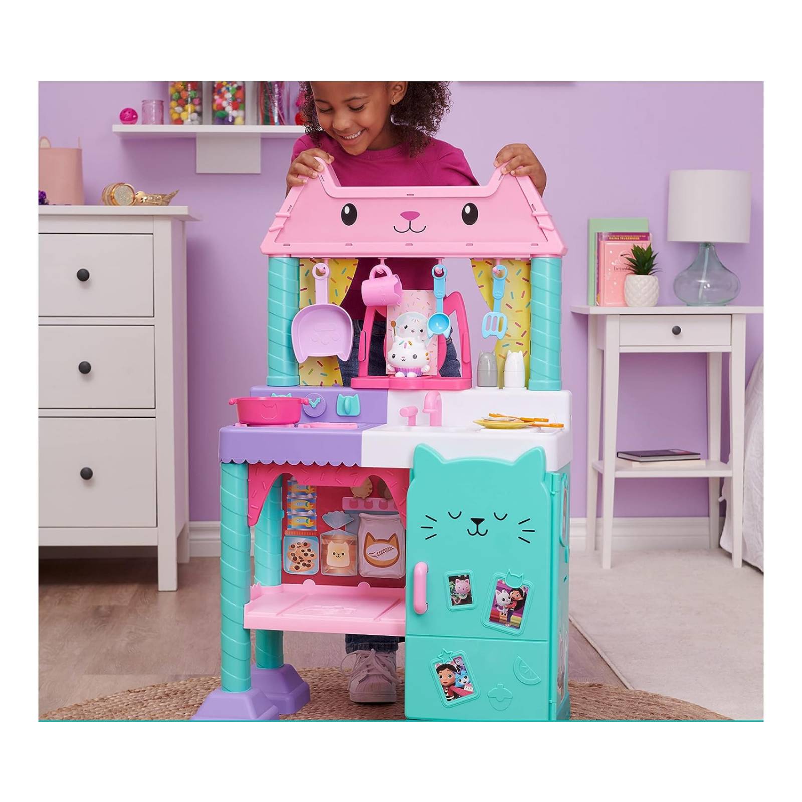 Gabby's Dollhouse Juego de Cocina Cakey Spin Master