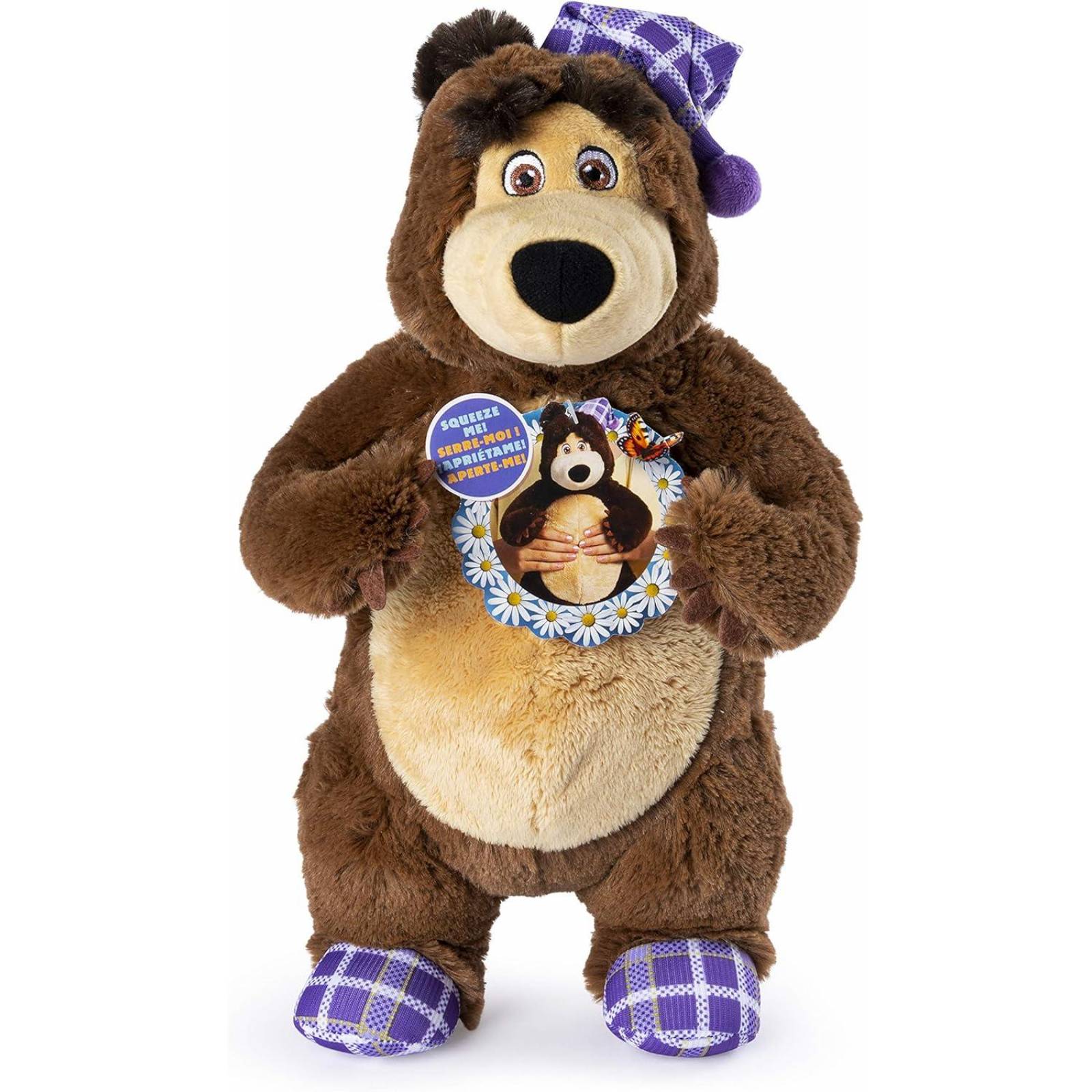 Masha y el Oso Peluche Oso Dormilón con Sonido