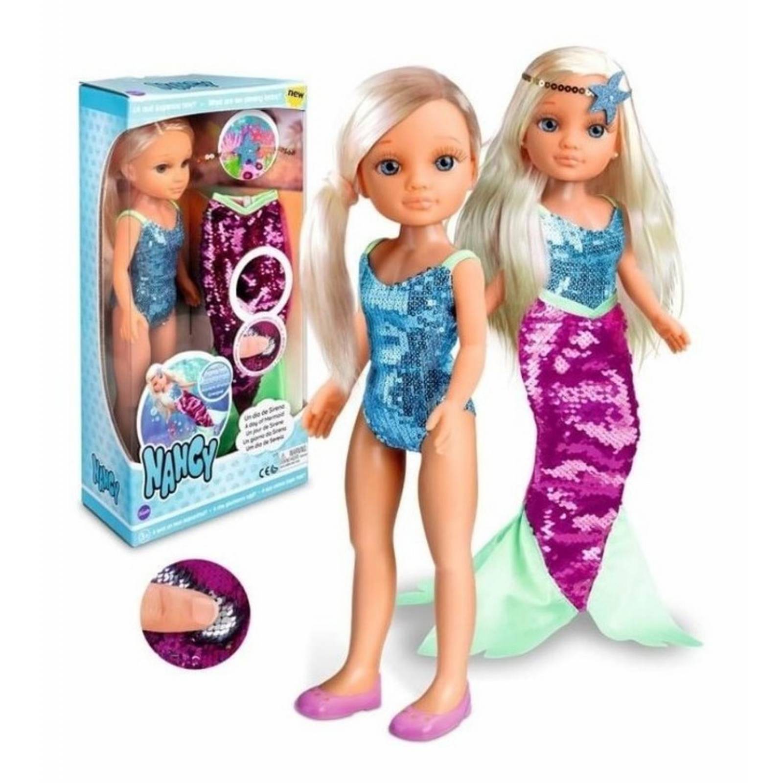 Muñeca Nancy Día de Sirena con Accesorios