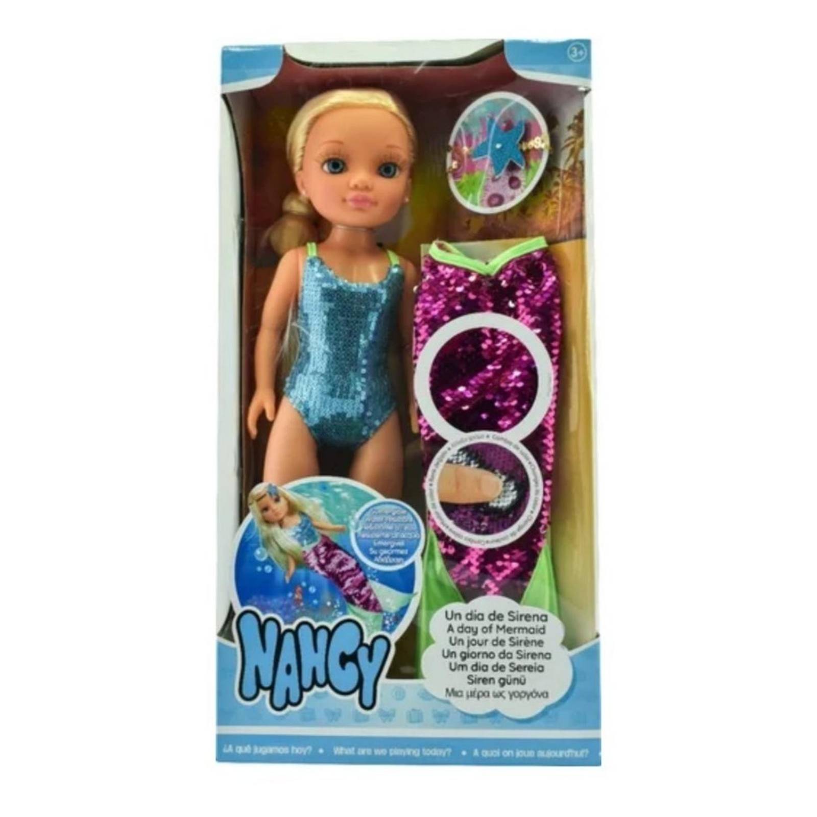 Nancy Un Dia De Sirena 43 Cm Accesorios Famosa 