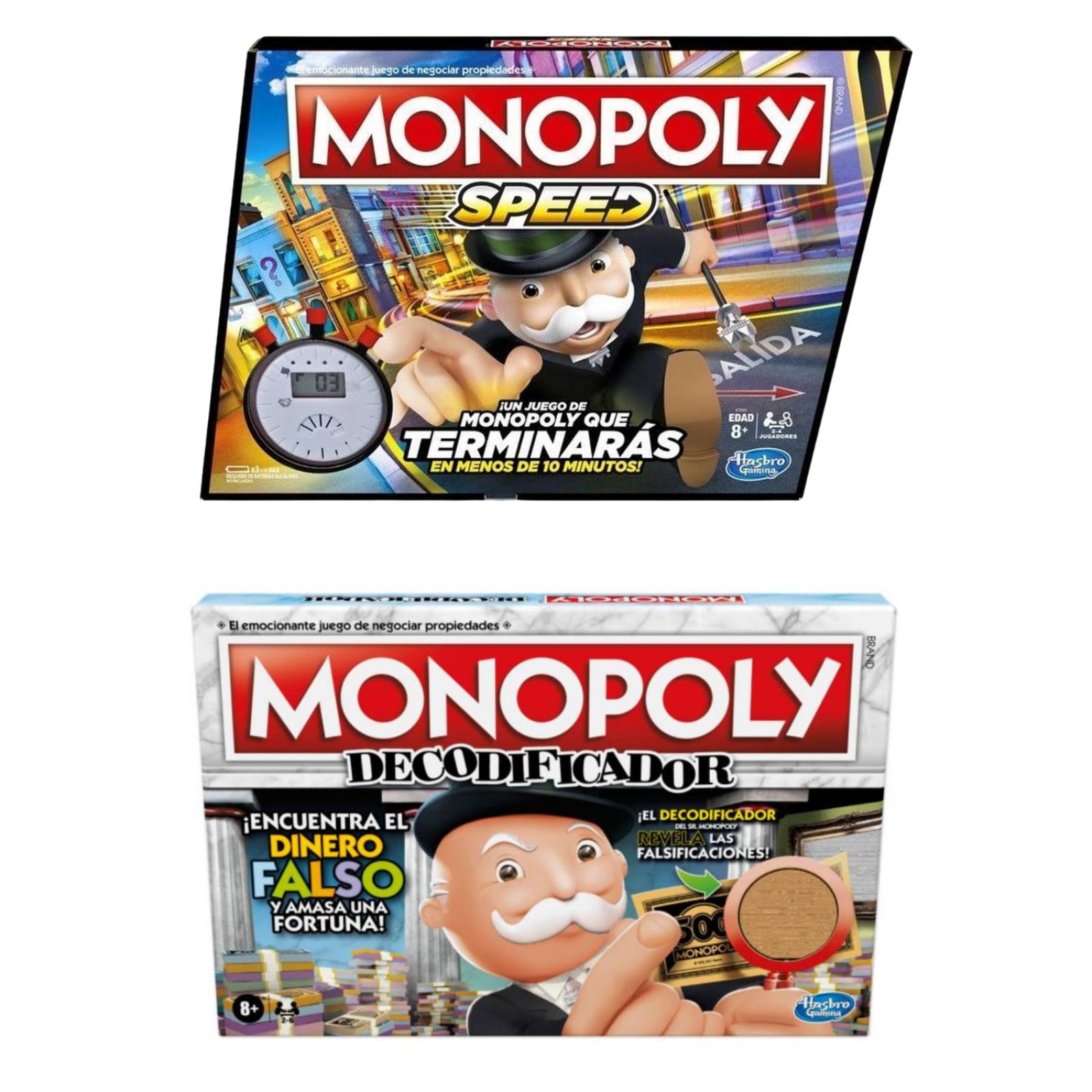 Monopoly Speed y Decodificador Hasbro 