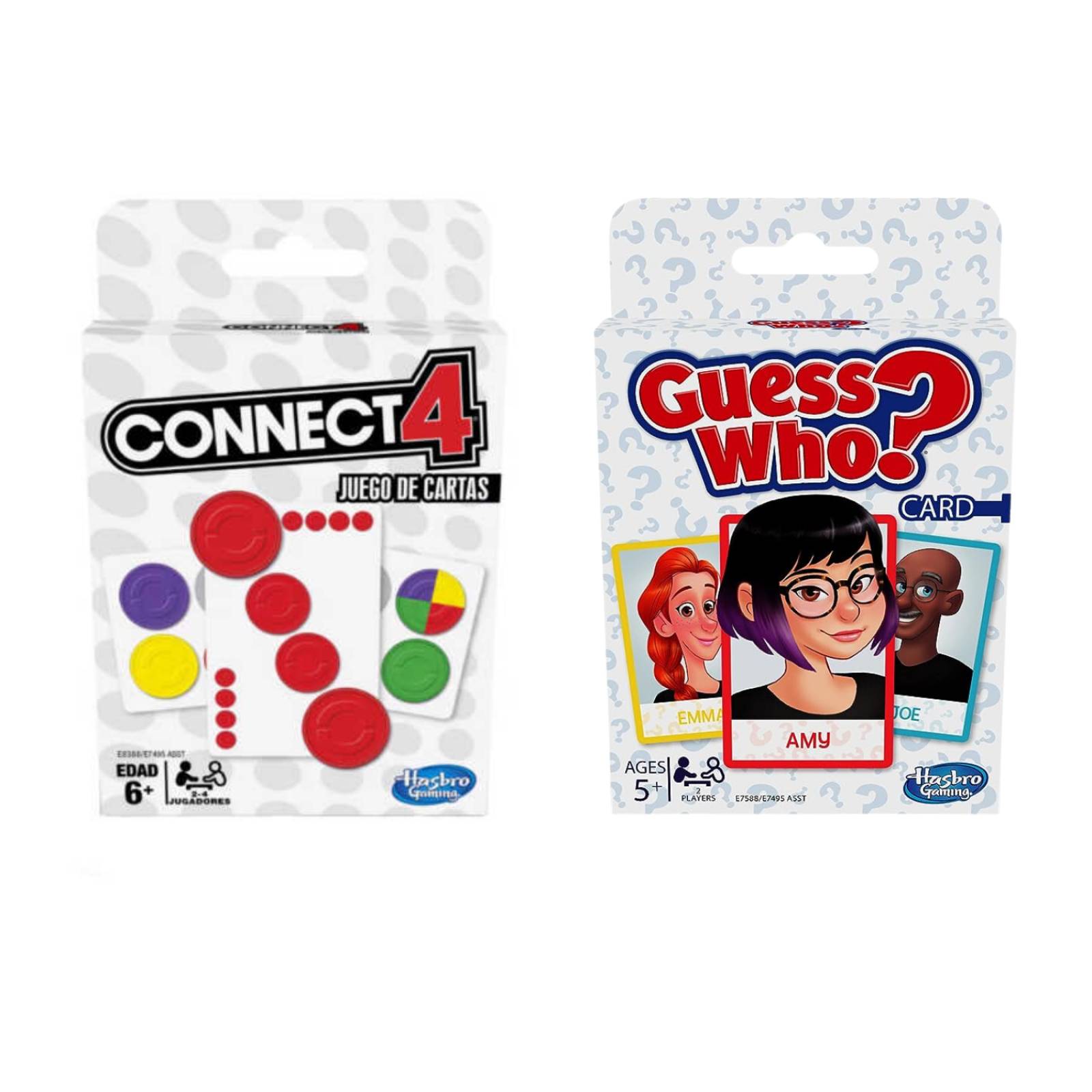 Conecta y Adivina Quién Juego de Cartas Hasbro