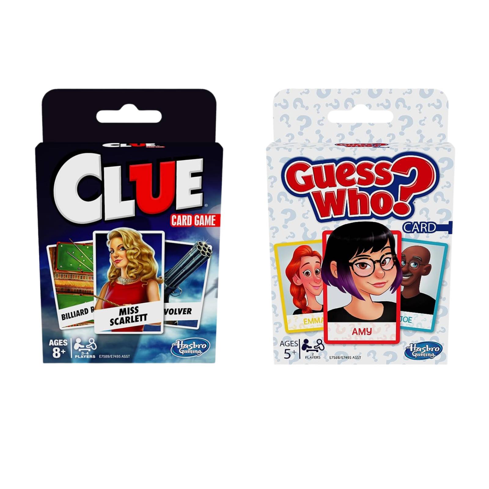 Clue y Adivina Quién Juego de Cartas Hasbro