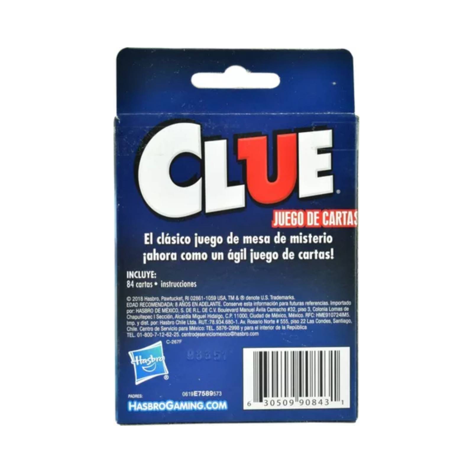 Clue y Adivina Quién Juego de Cartas Hasbro