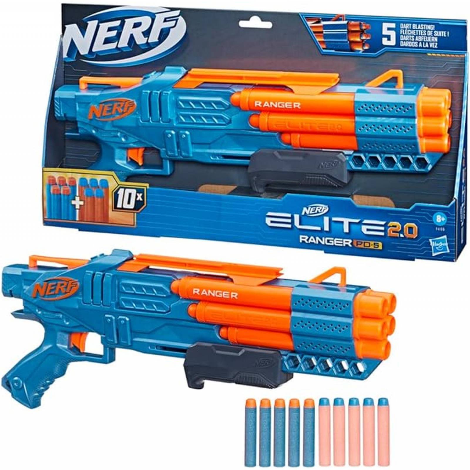 Nerf Elite 2.0 Ranger Lanzador PD-5 Hasbro 