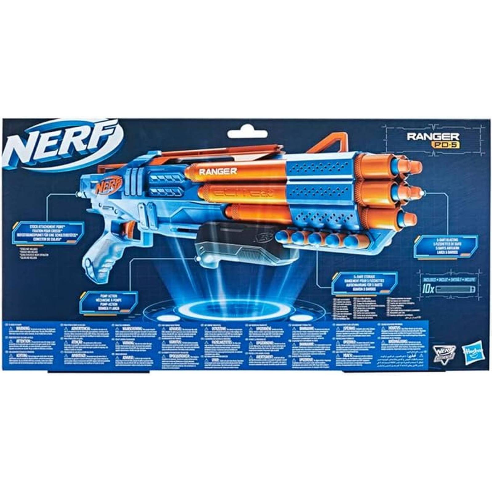 Nerf Elite 2.0 Ranger Lanzador PD-5 Hasbro 