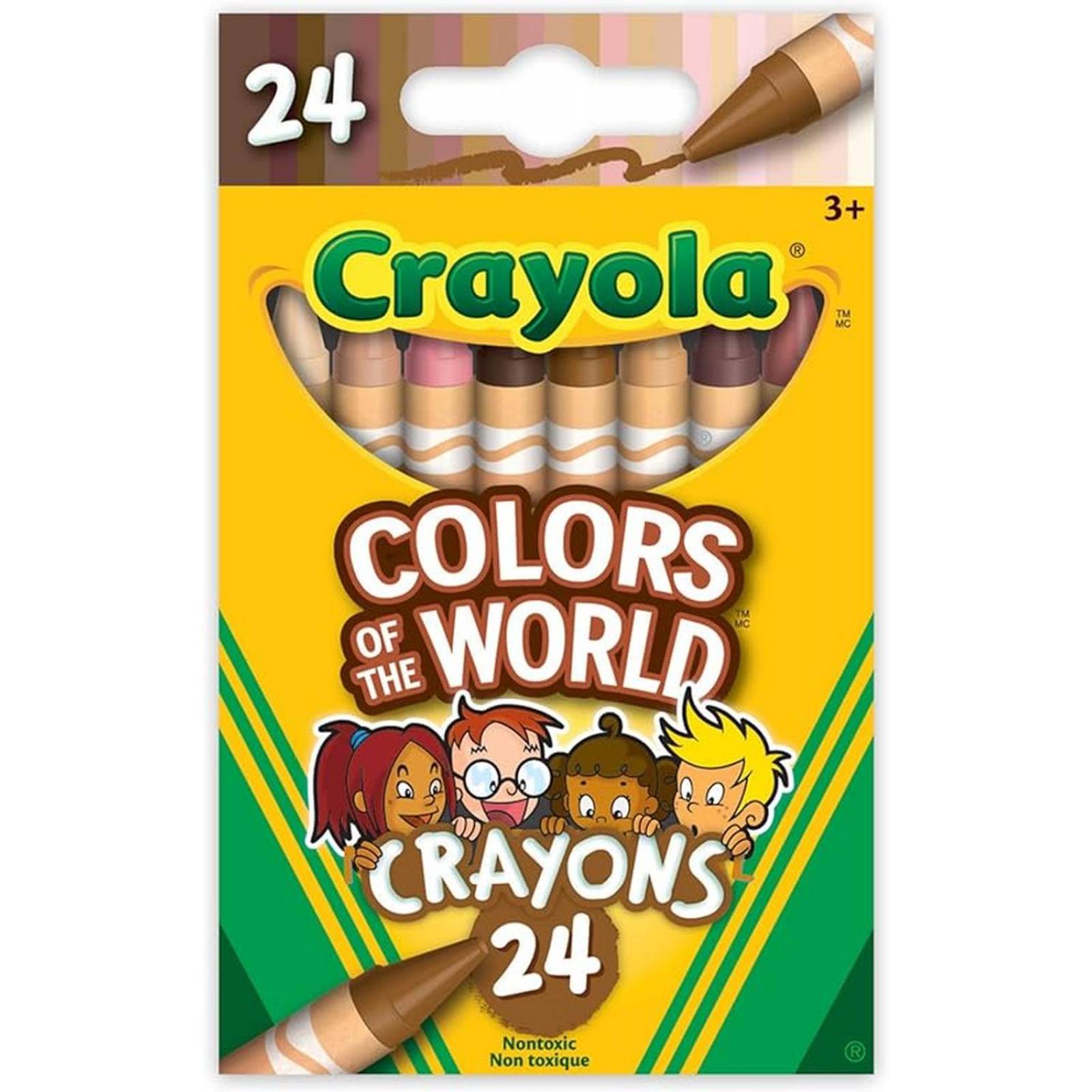 Crayola Colors of the World 24 Plumones Lavables 