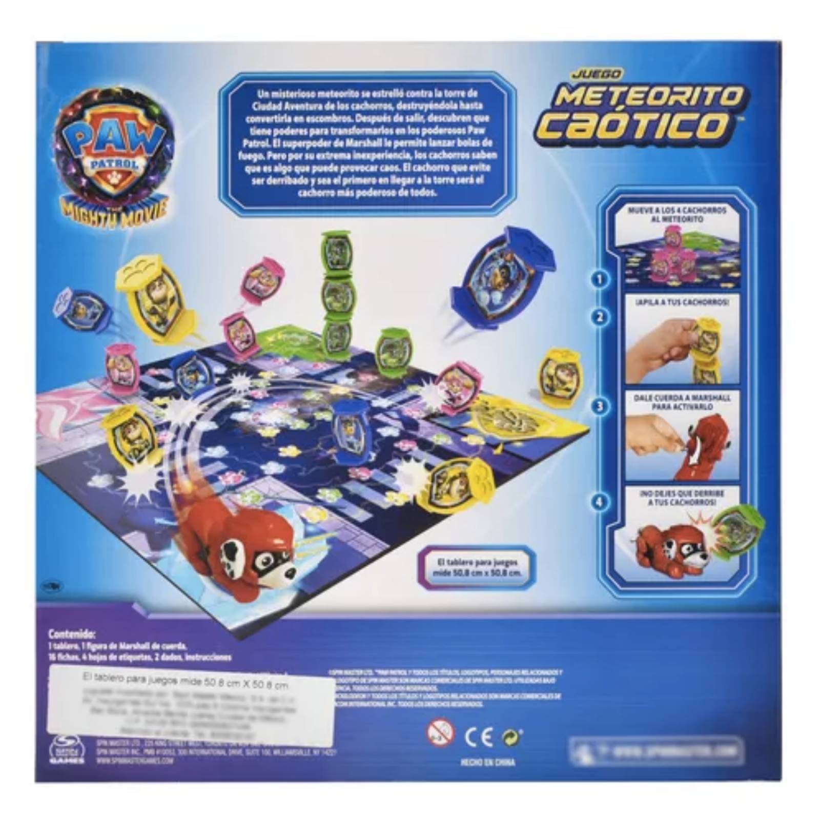 Paw Patrol Meteorito Caotico Juego De Mesa Spin Master 