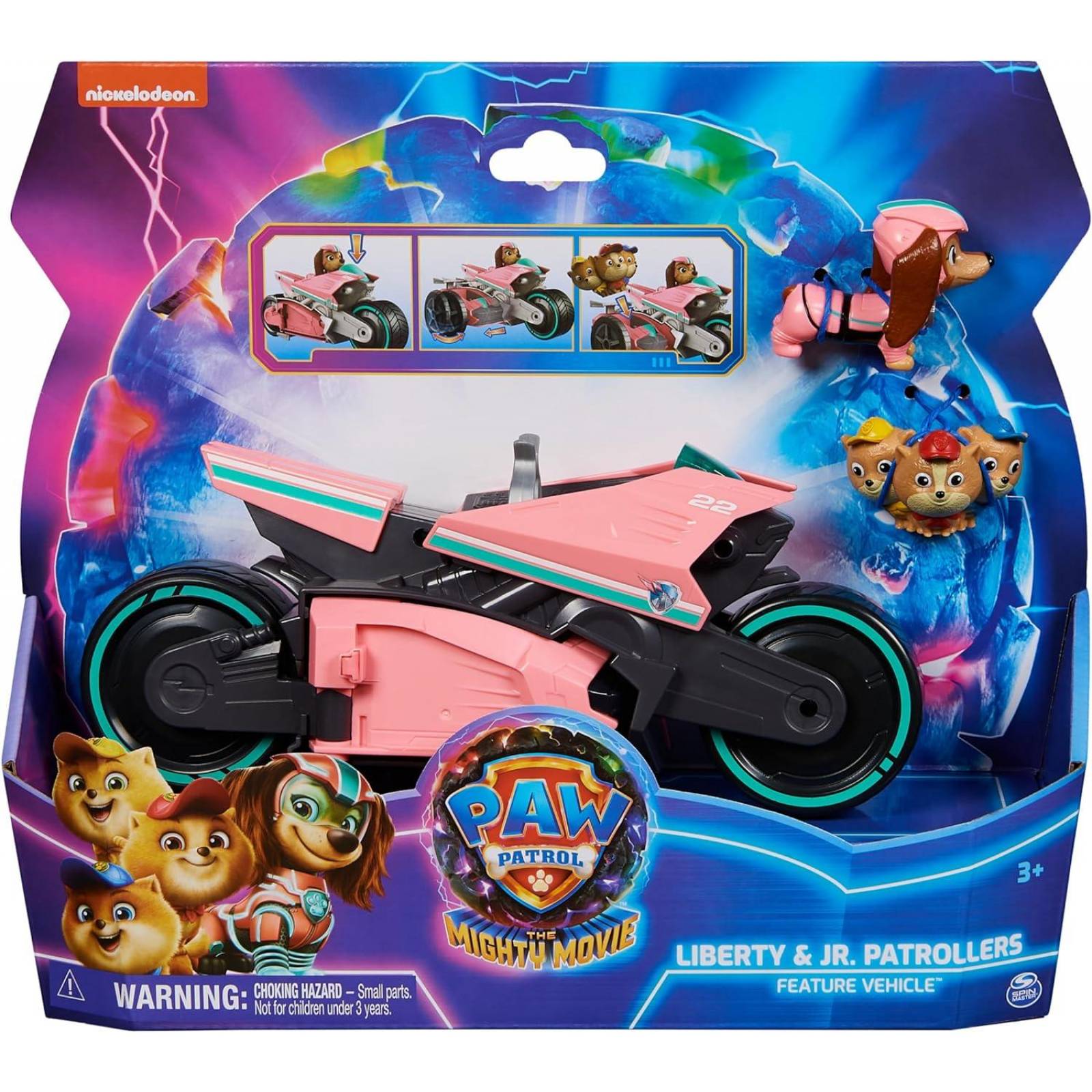 Paw Patrol Movie Liberty y Jr. Patrollers Spin Master 