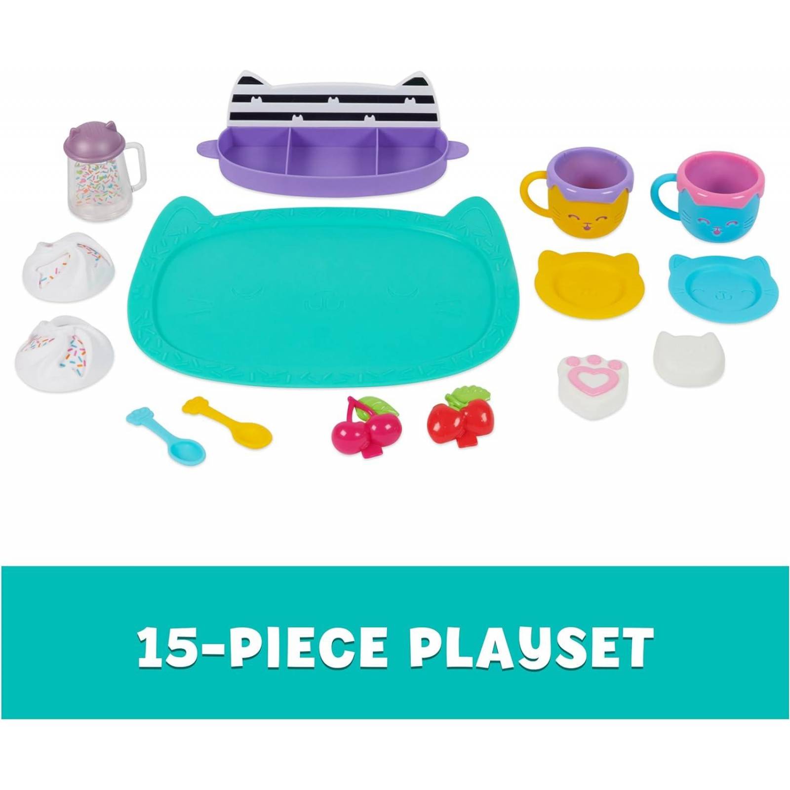 Gabbys Dollhouse Juego de Dulces de Fiesta con Confeti 