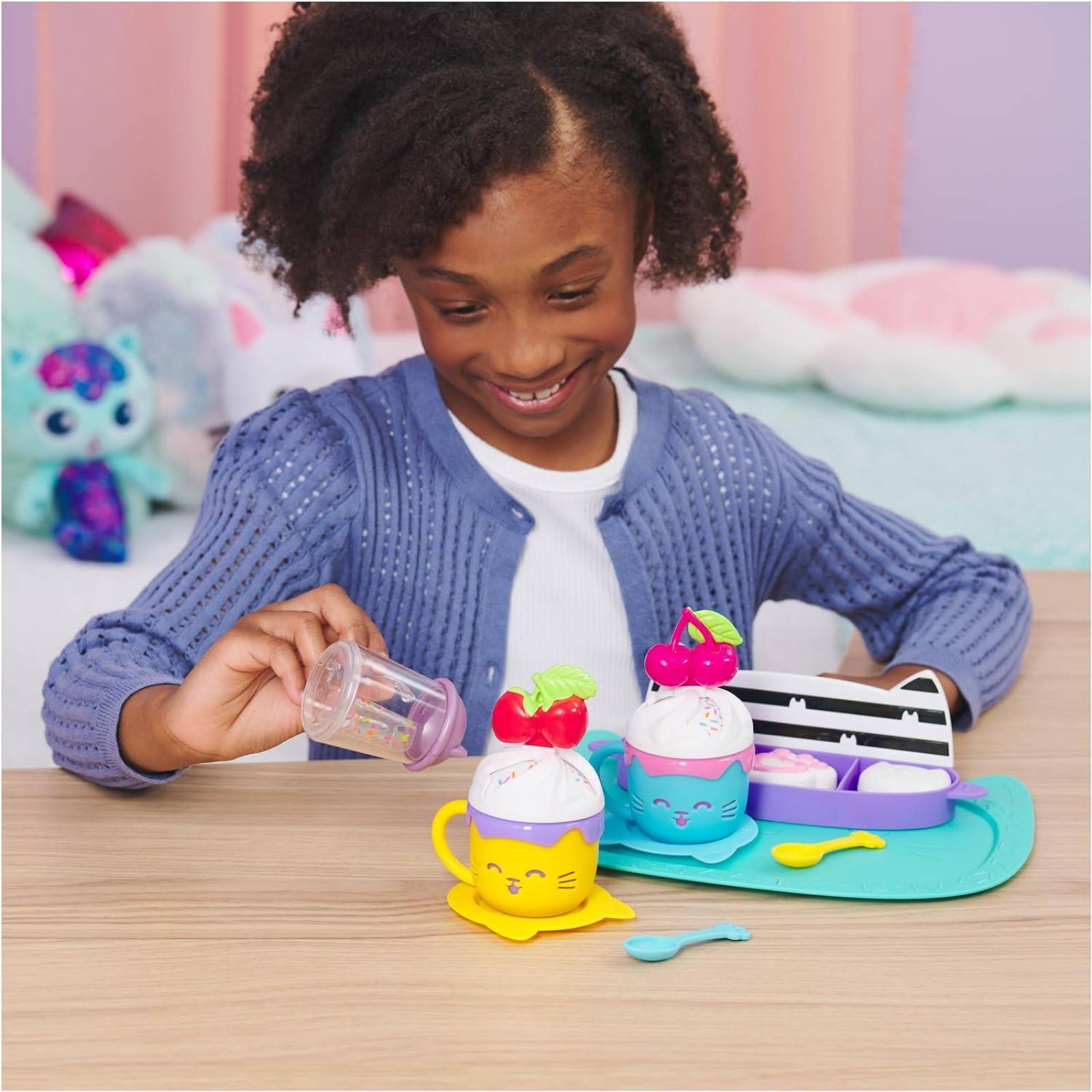 Gabbys Dollhouse Juego de Dulces de Fiesta con Confeti 