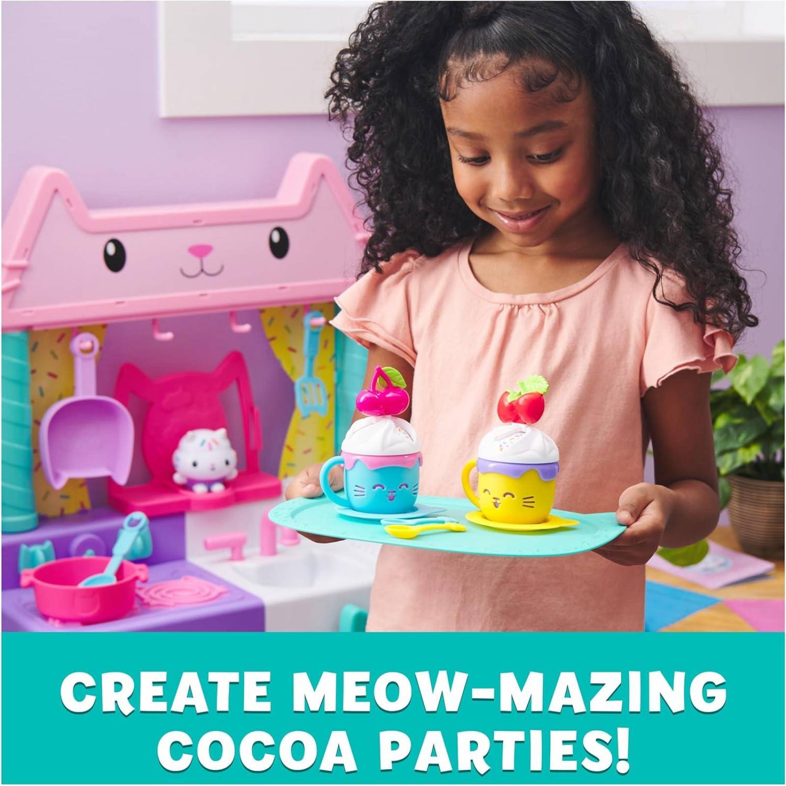 Gabbys Dollhouse Juego de Dulces de Fiesta con Confeti 