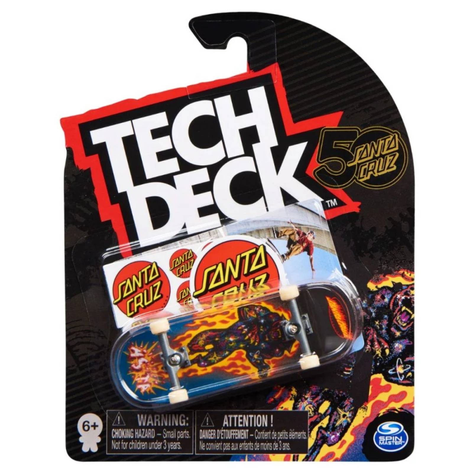Tech Deck Patineta Para Dedos Santa Cruz Pantera 